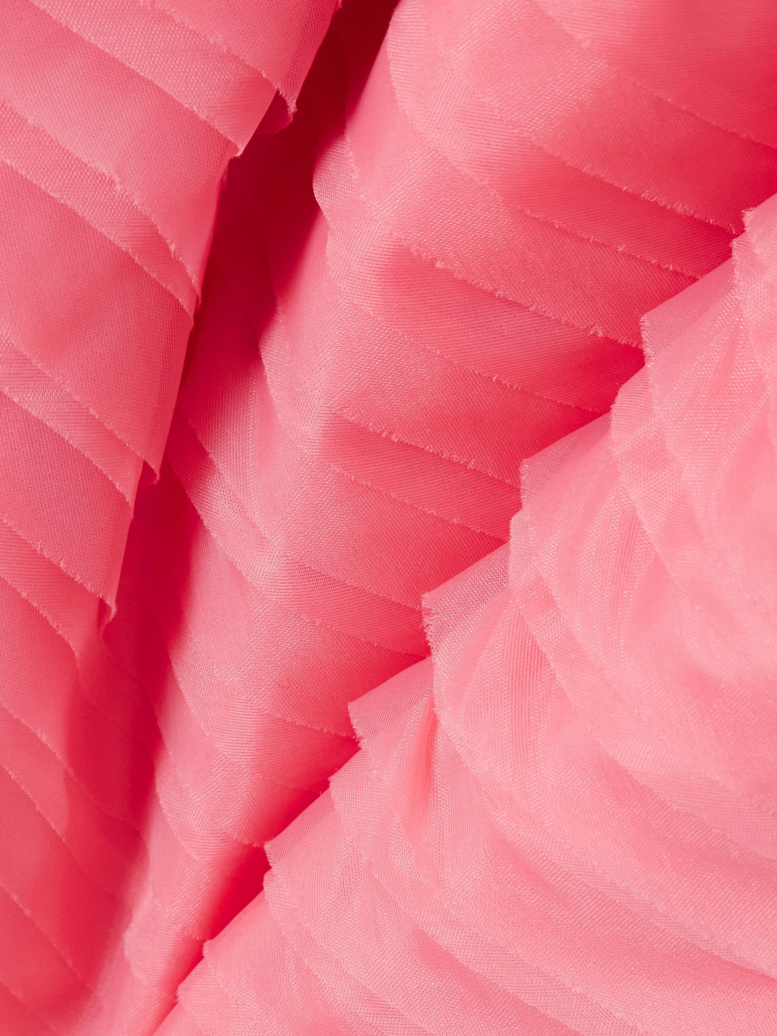 Soundscape strapless layered chiffon gown Pink - 4