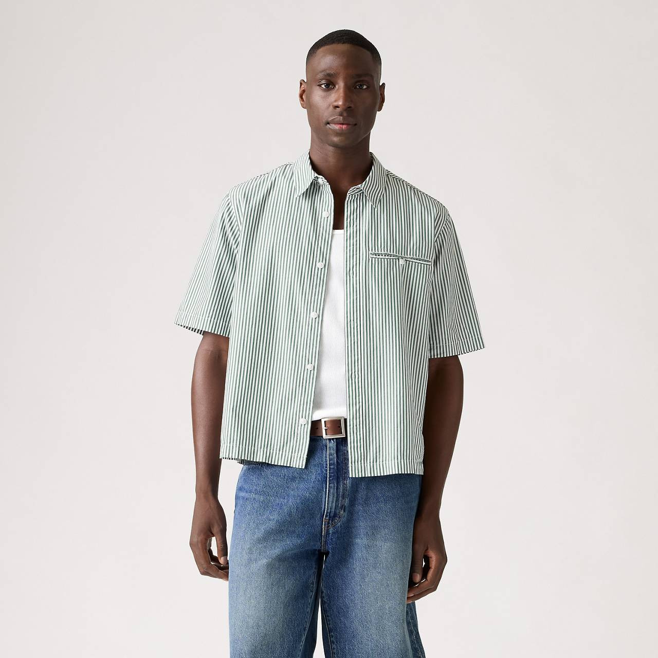 SHORT-SLEEVE ZANDT CROPPED SHIRT - 2