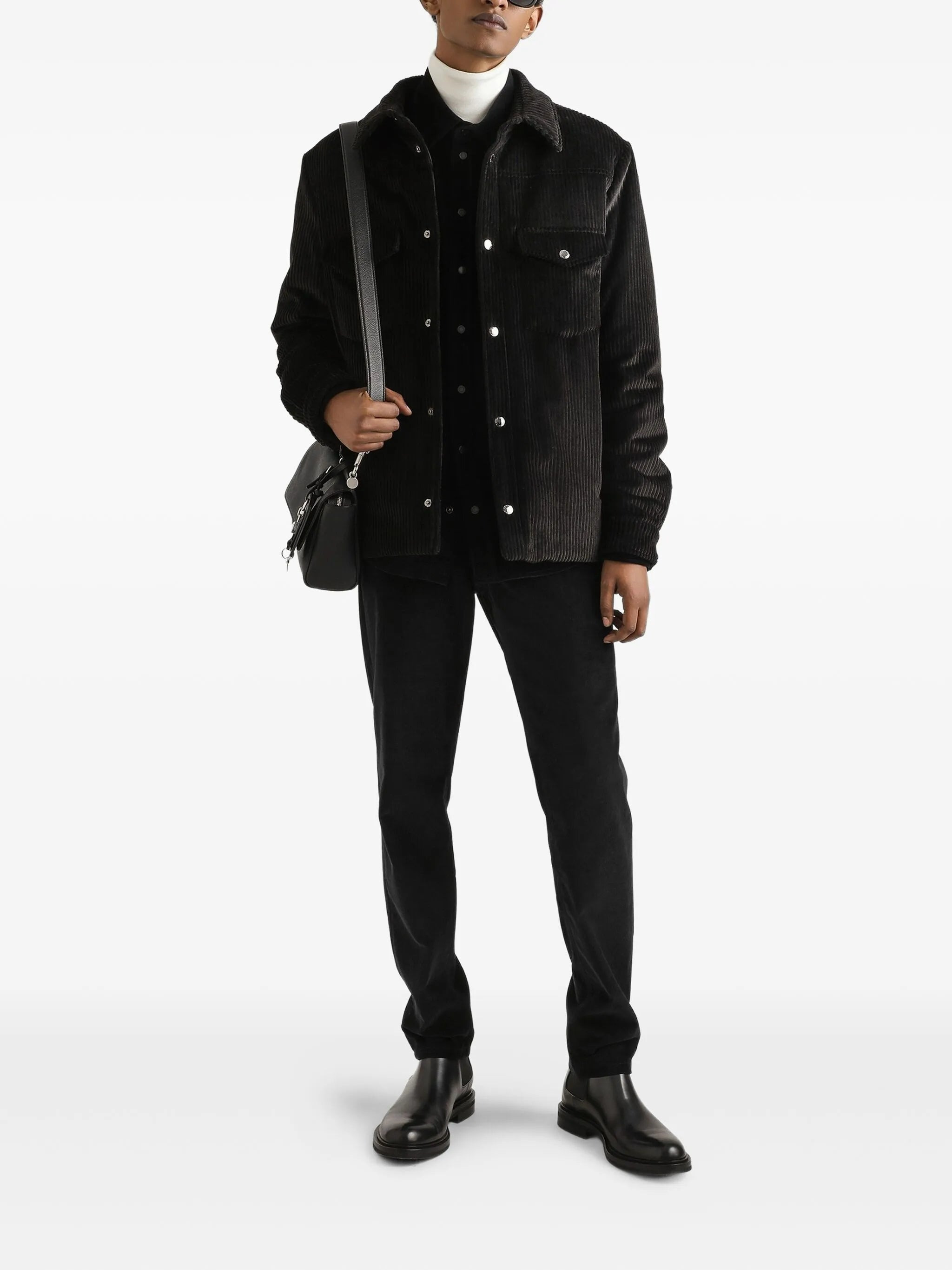 Dolce & Gabbana Corduroy Flap-pocket Jacket - 4
