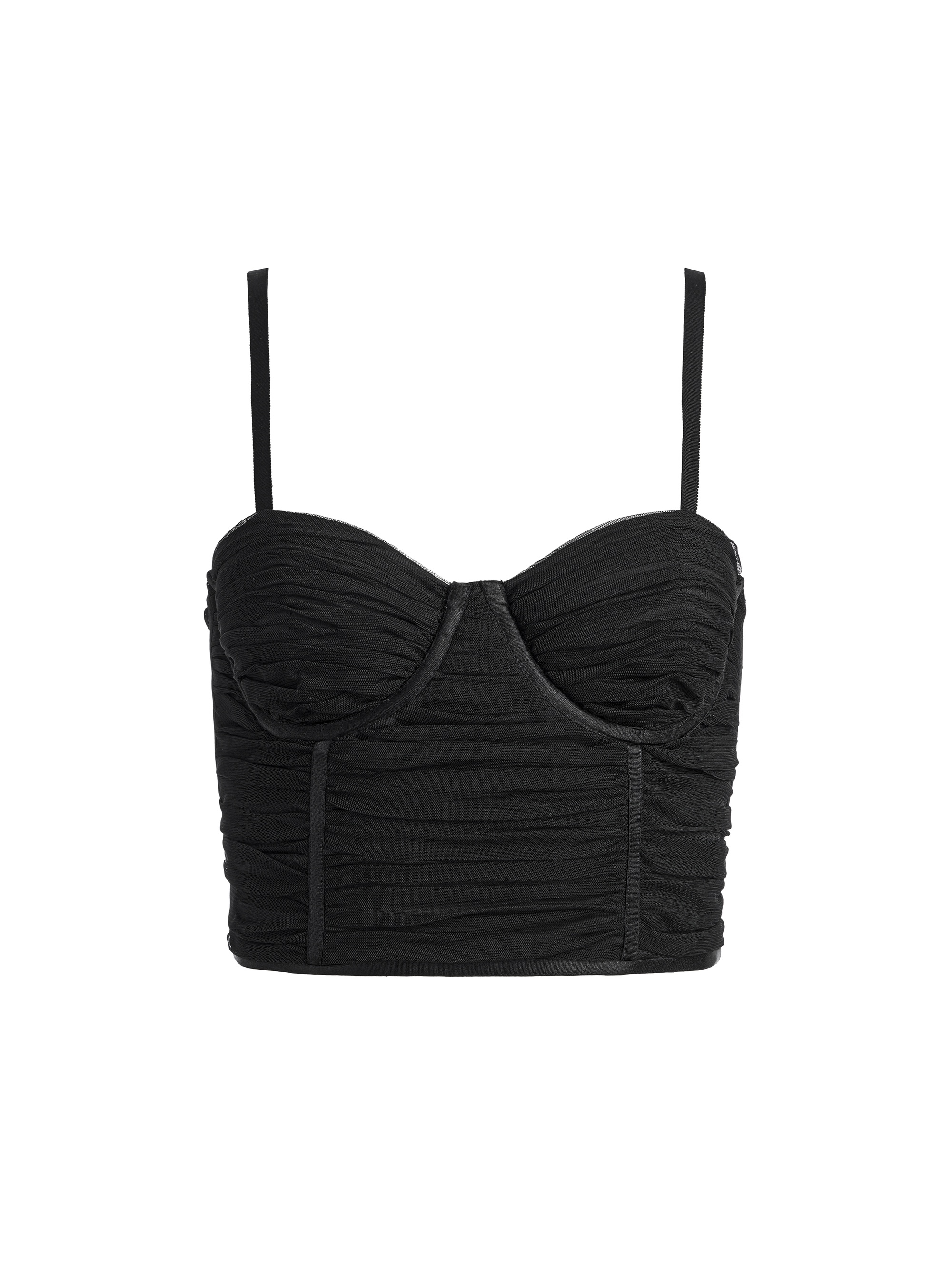 DAMIA RUCHED BUSTIER TOP - 1