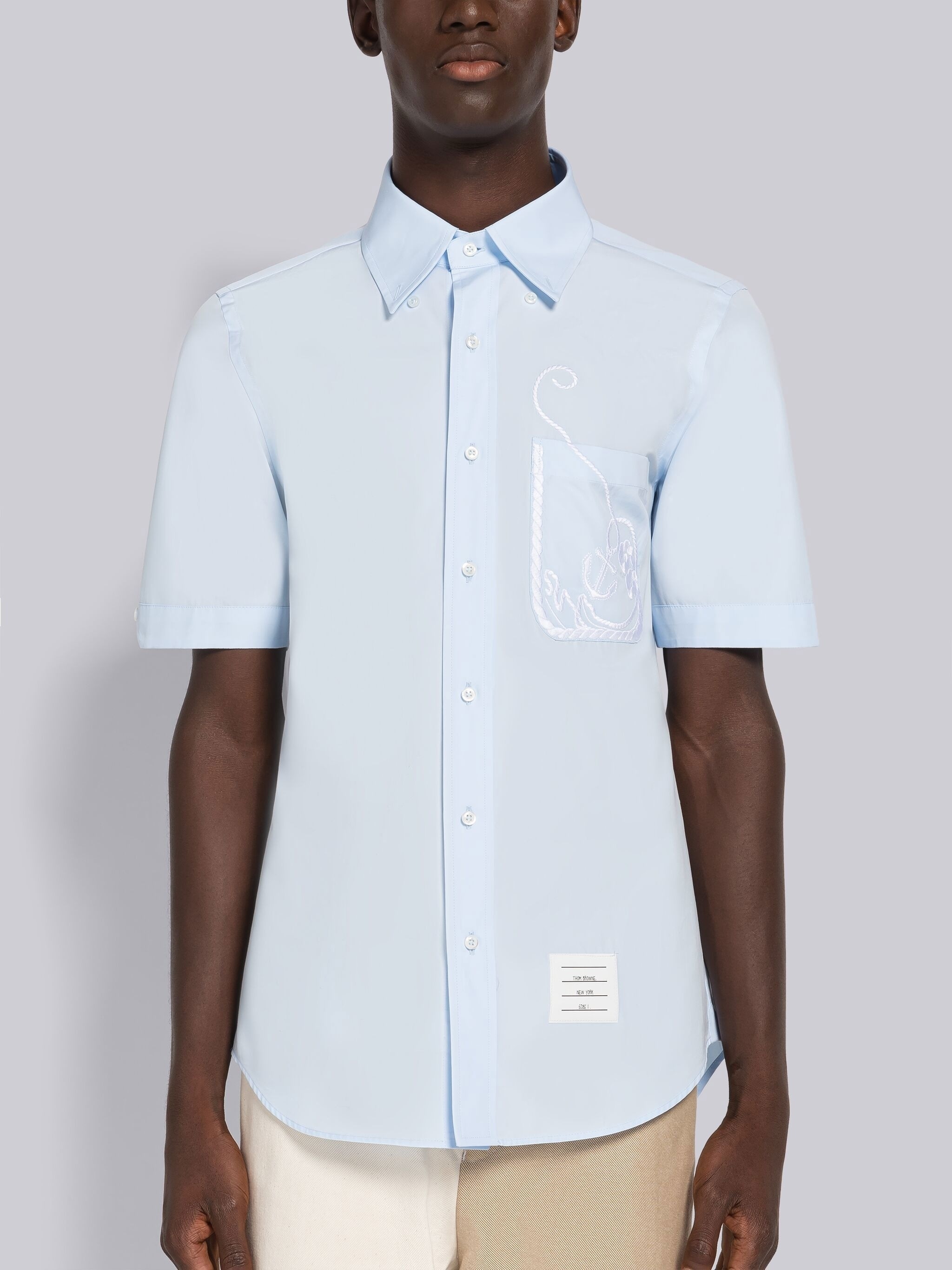 Rope and Anchor Short Sleeve Shirt - 3