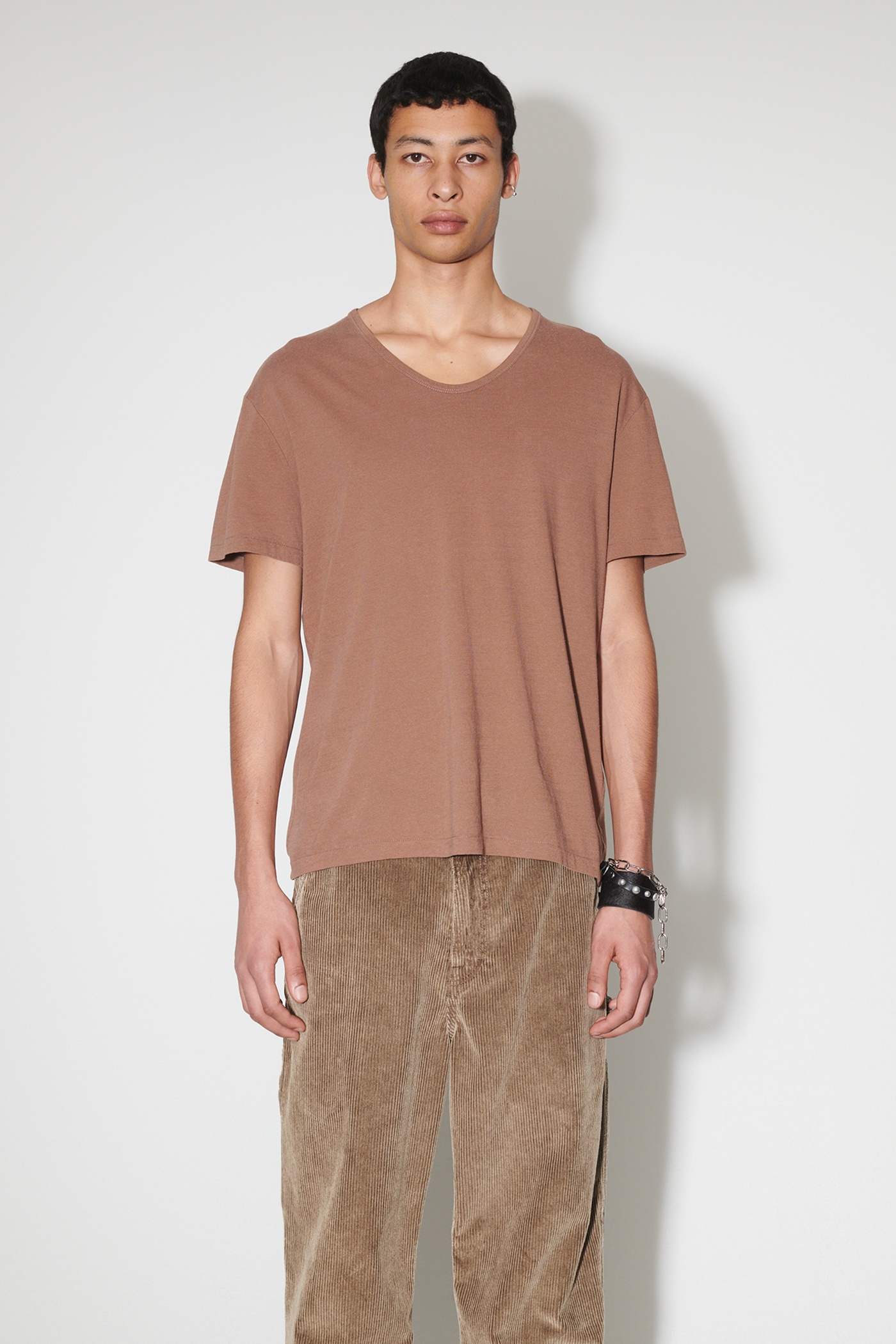 U-Neck T-Shirt Fudge Cotton Silk - 5