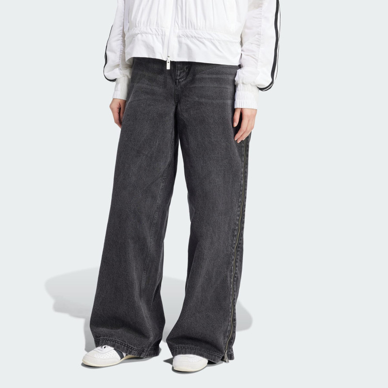 adidas Adilenium Season 3 Zip Washed Denim Pants outlook