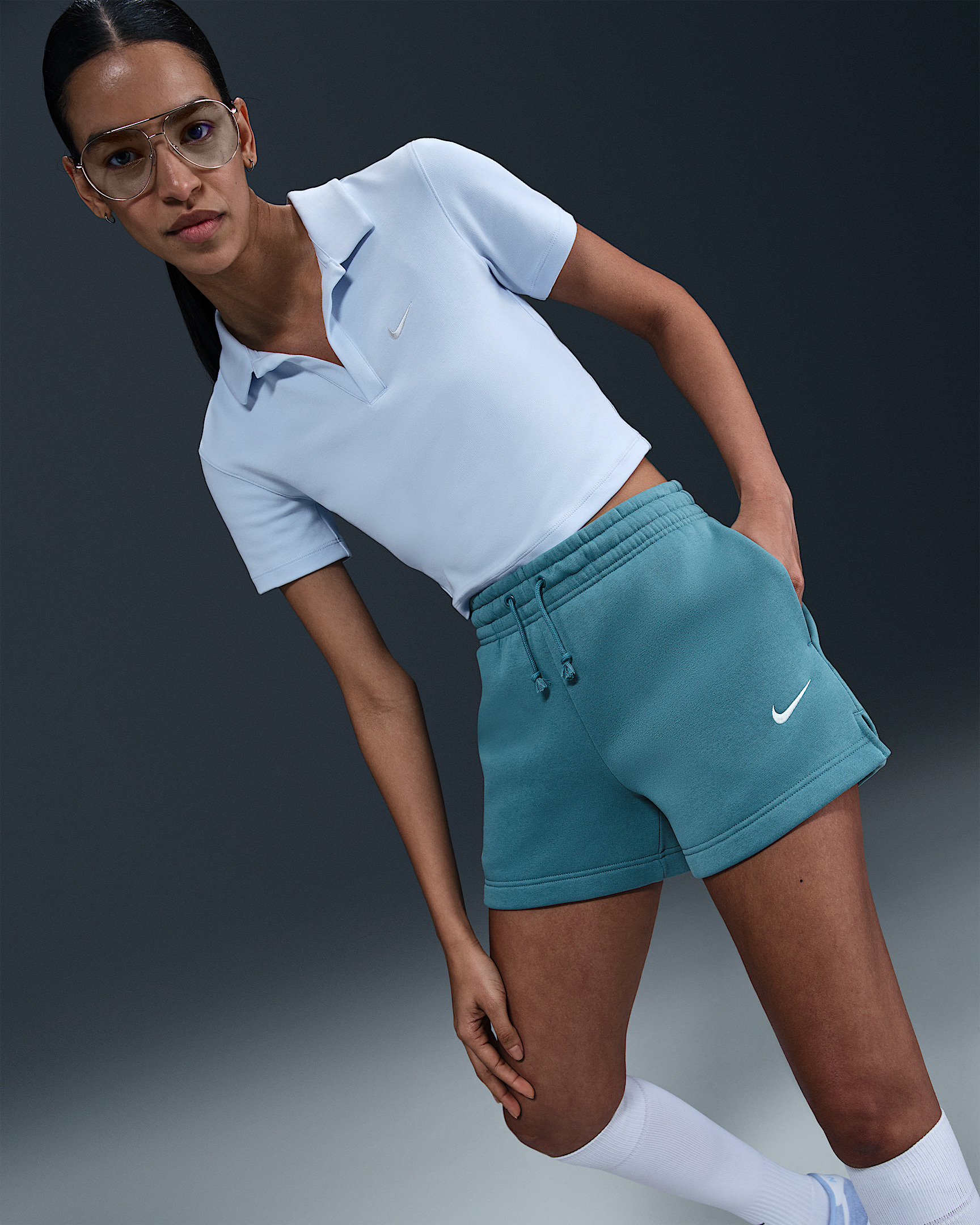Nike Sportswear Phoenix Fleece Women's Mid-Rise 4" Shorts - 5