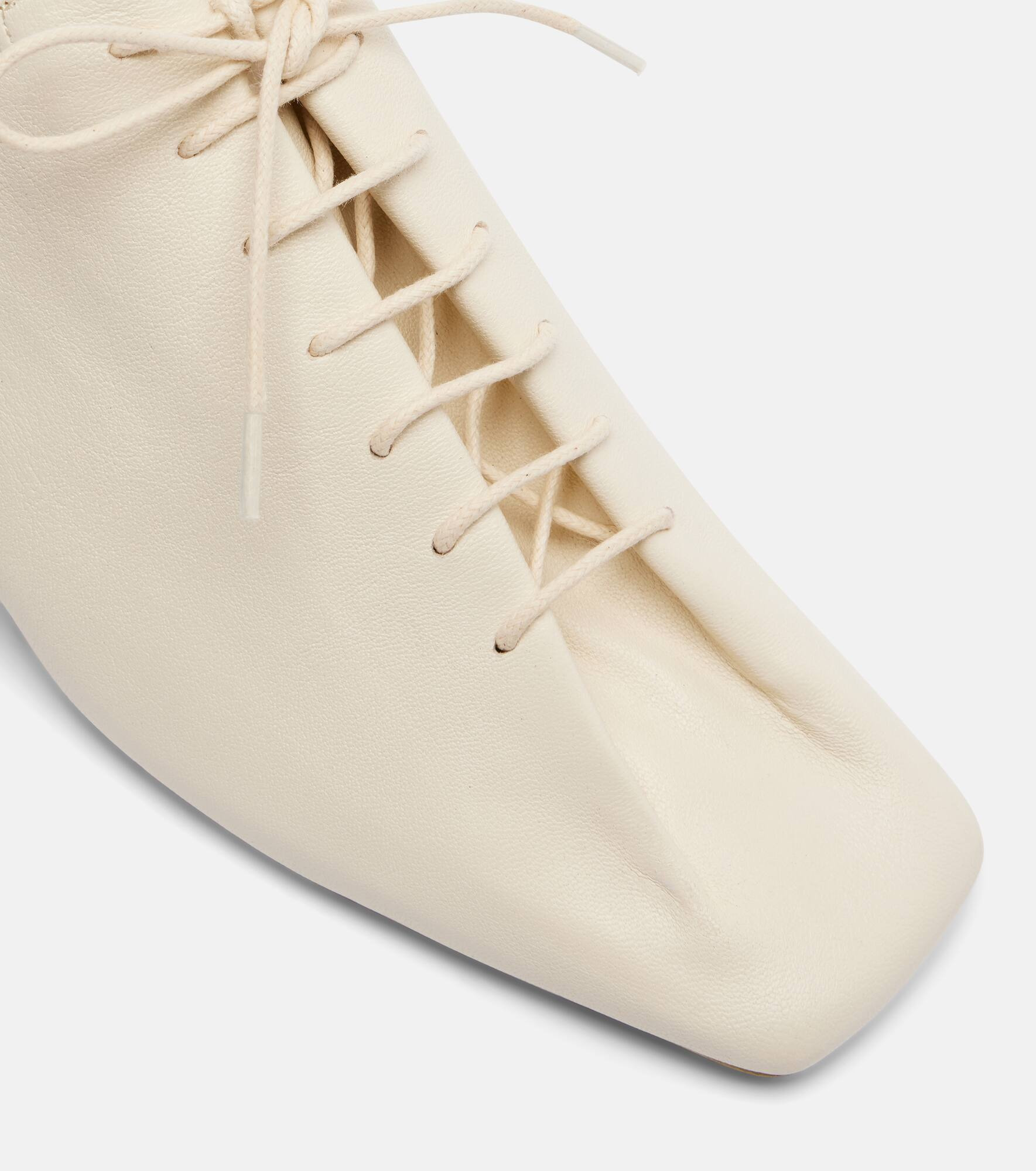 Souris 55 leather derby pumps - 5