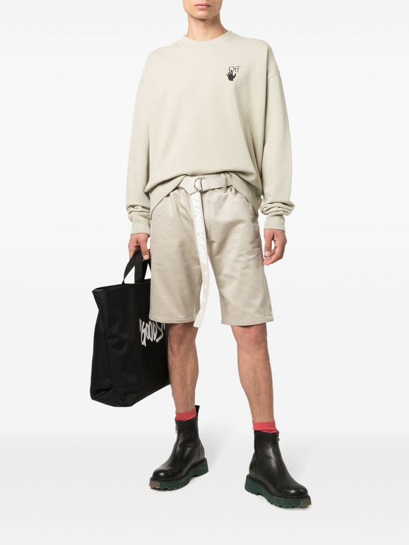 Off-White belted Bermuda shorts outlook