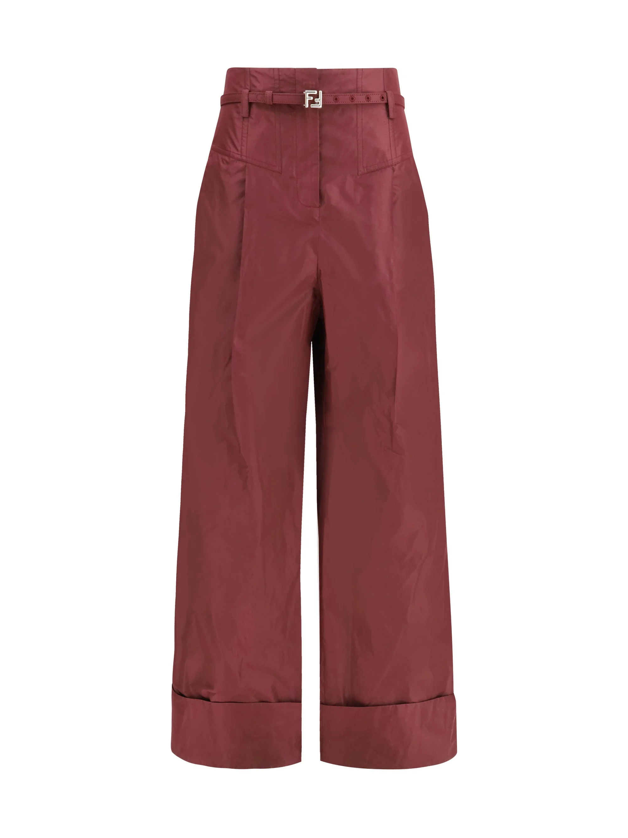 Fendi Taffeta Silk Pants - 1