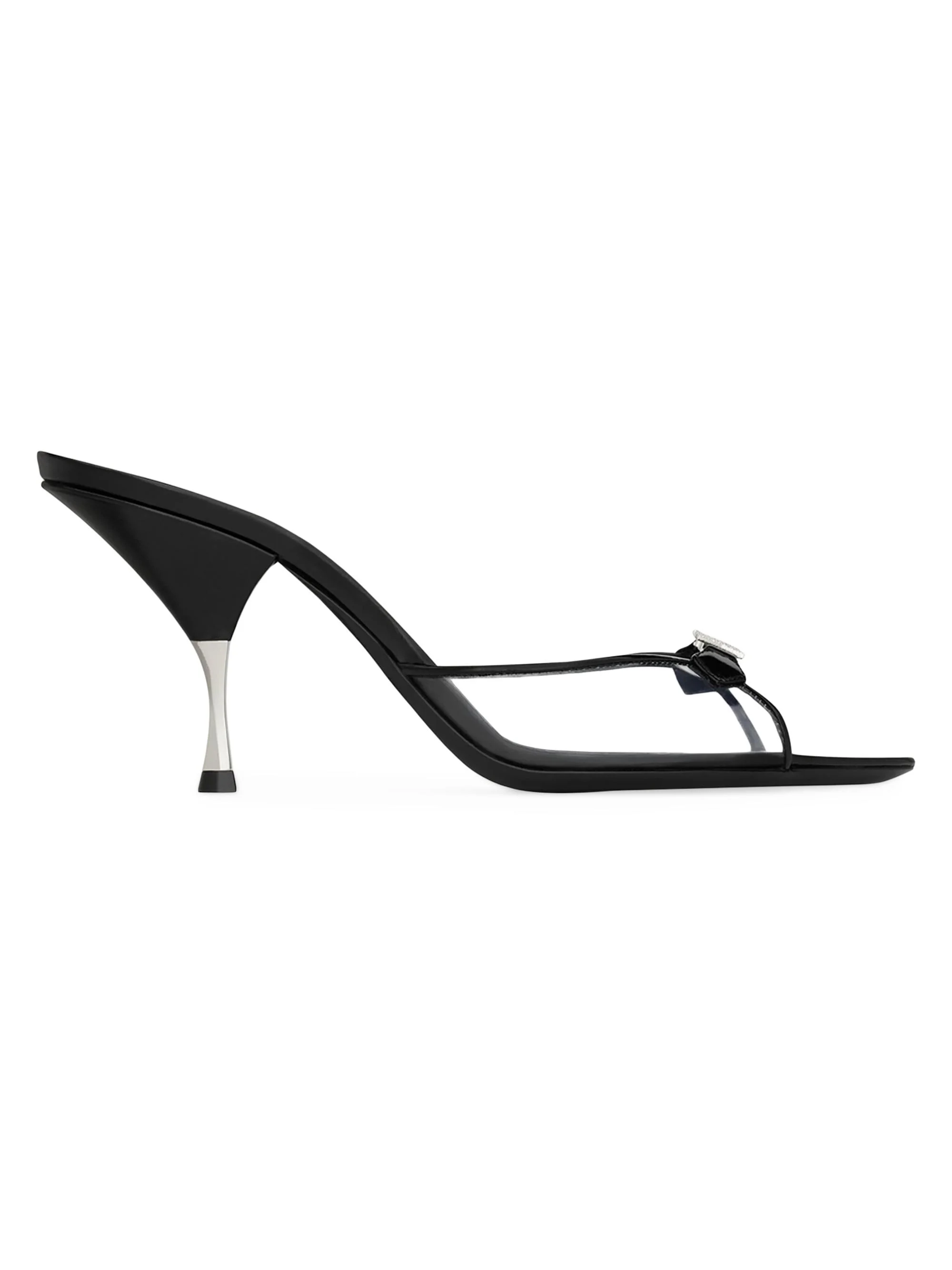 Women's Jerry Mules in Tpu and Rhinestones - Black - 1
