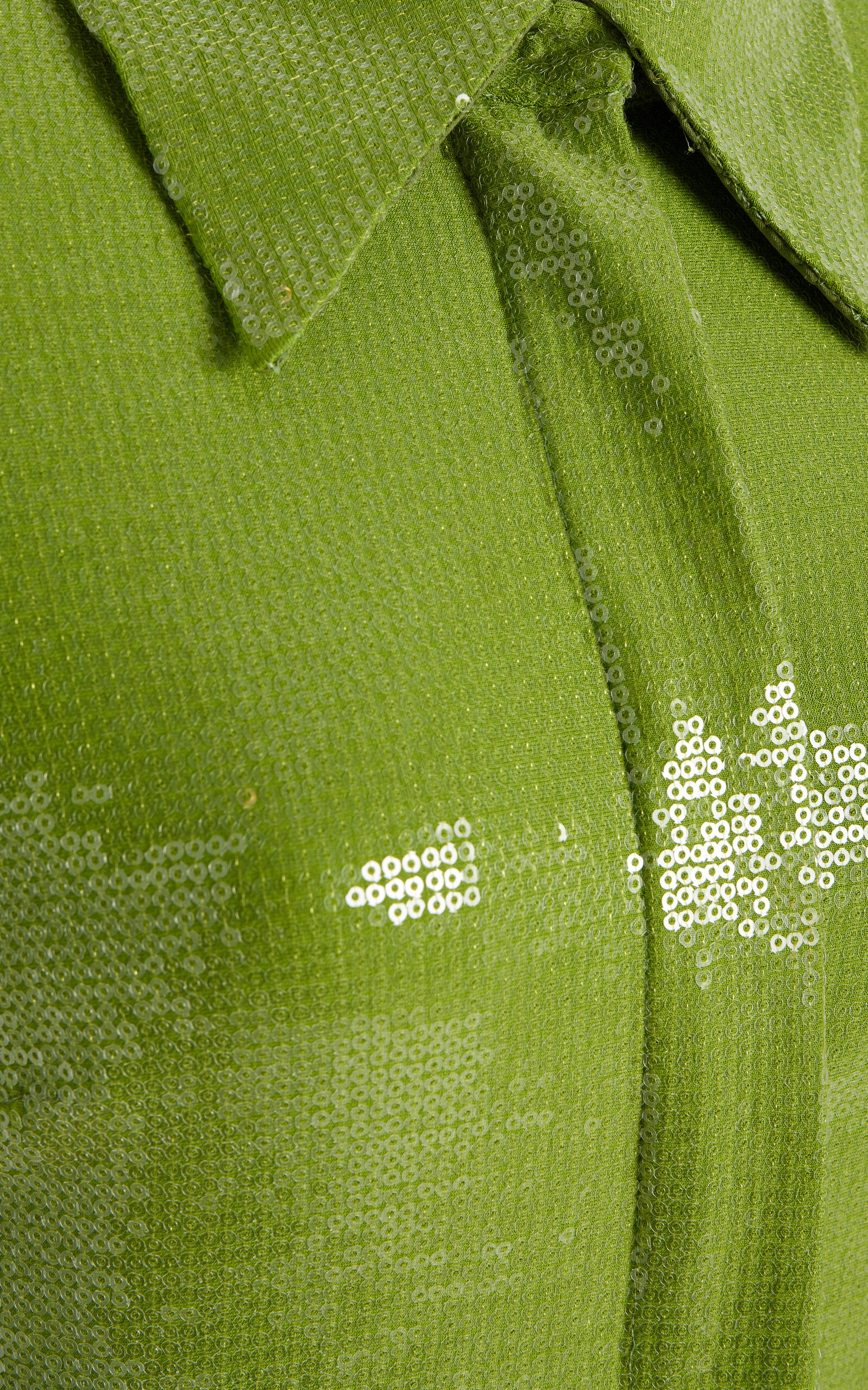 Sequined Jersey Shirt green - 6