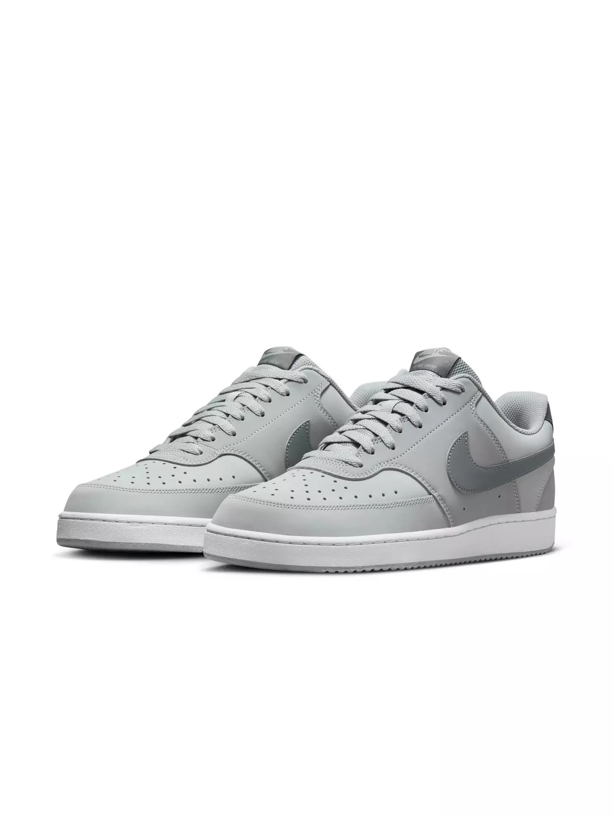 Court Vision Low Next Nature "Light Smoke Grey/White/Smoke Grey" Men's Shoe - 3