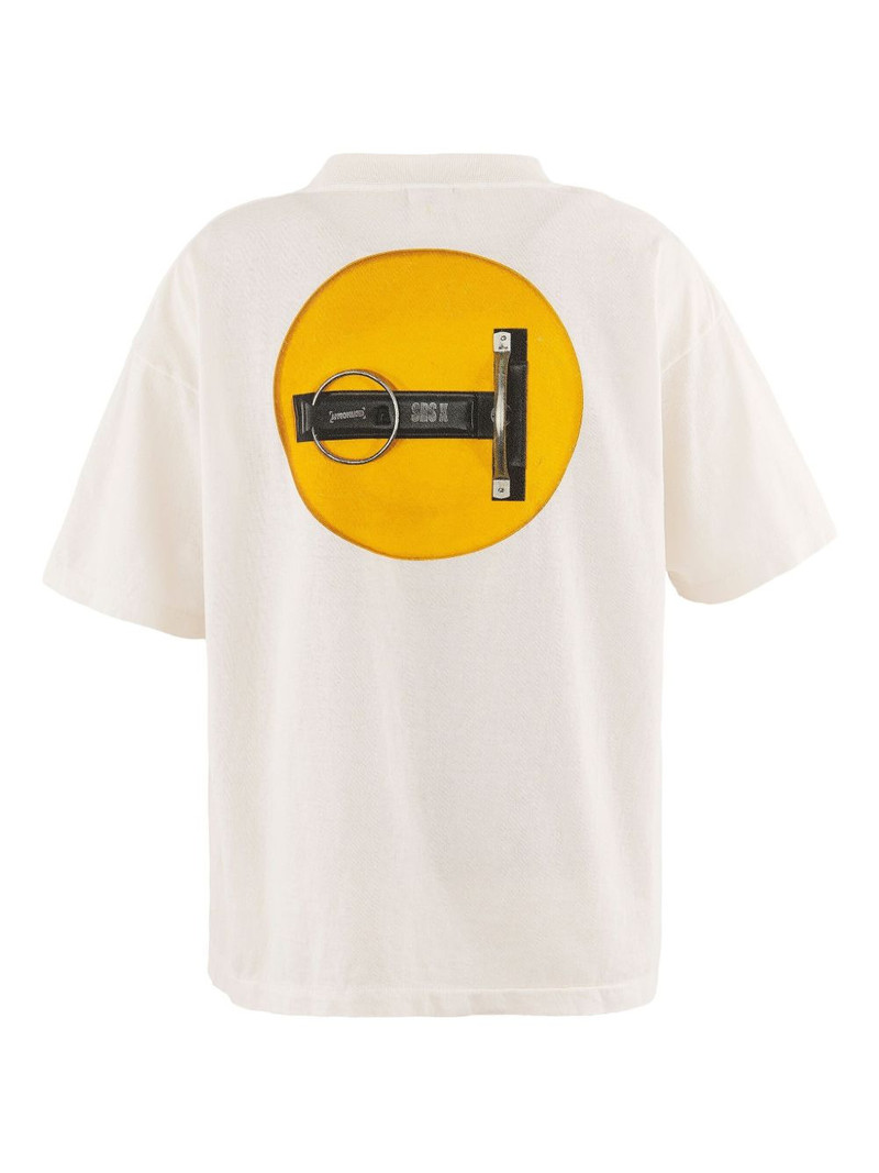 SAINT M×××××× smile-print cotton T-shirt outlook