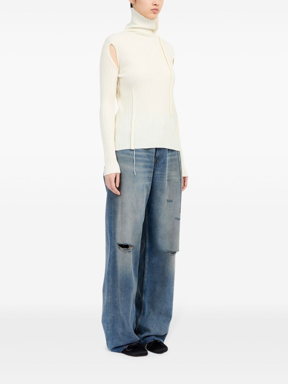 roll-neck pullover - 3