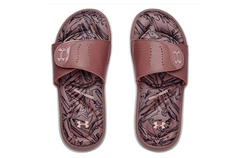 Under Armour (WMNS) Under Armour Ignite IX Trace Multi Slippers Pink 3022720-600 outlook