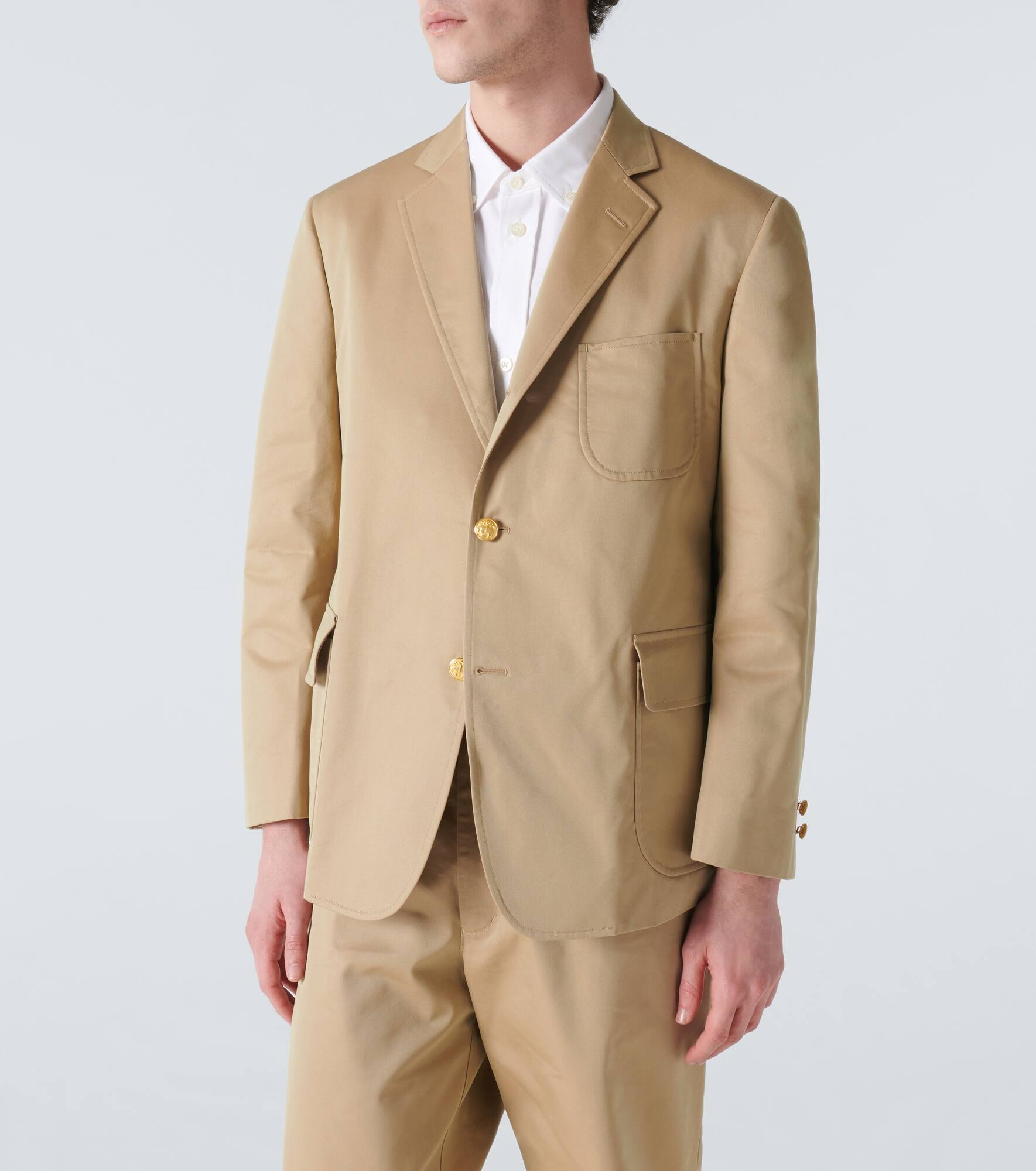 x Brooks Brothers gabardine blazer - 3