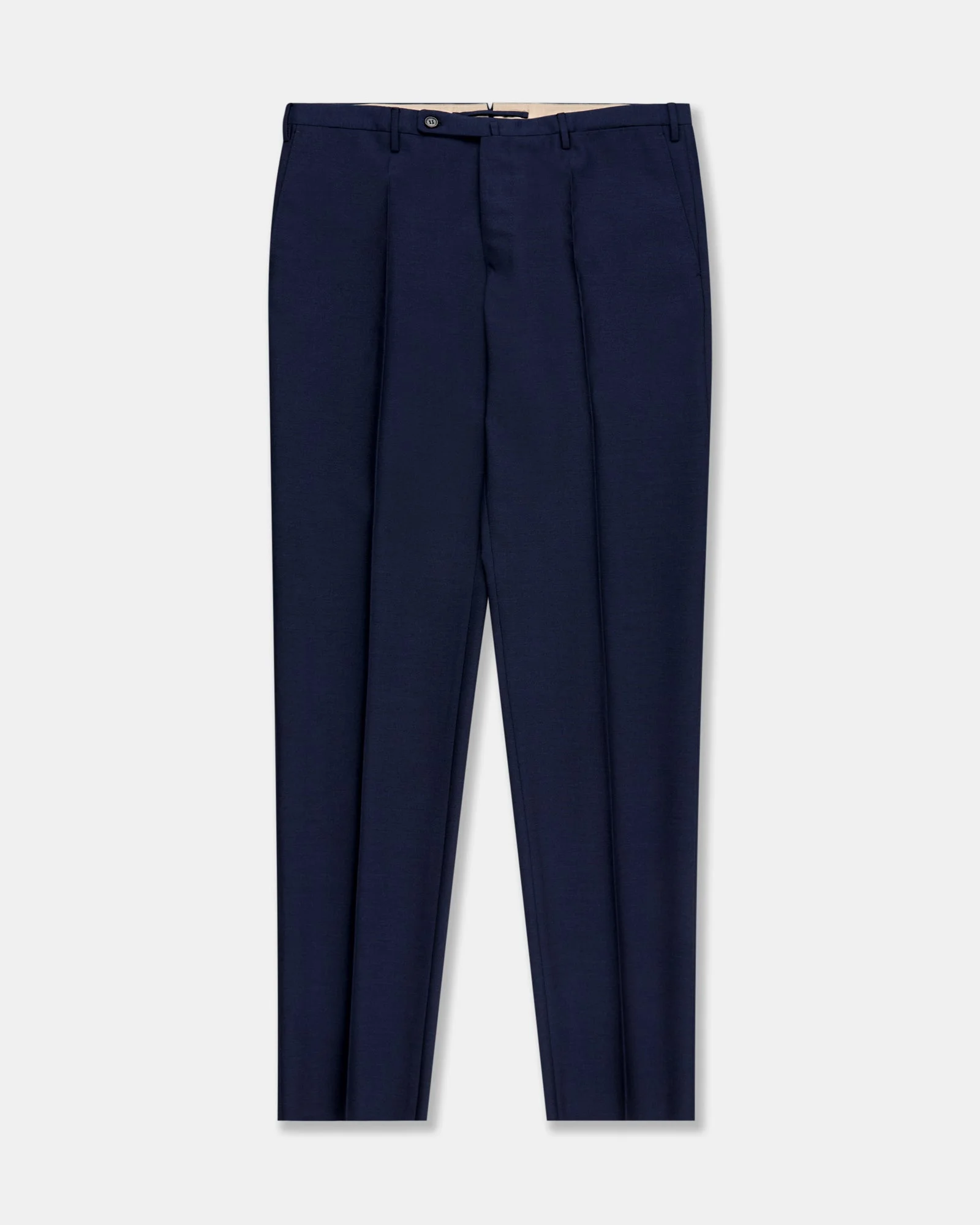 Regular fit wool fabric trousers - 1