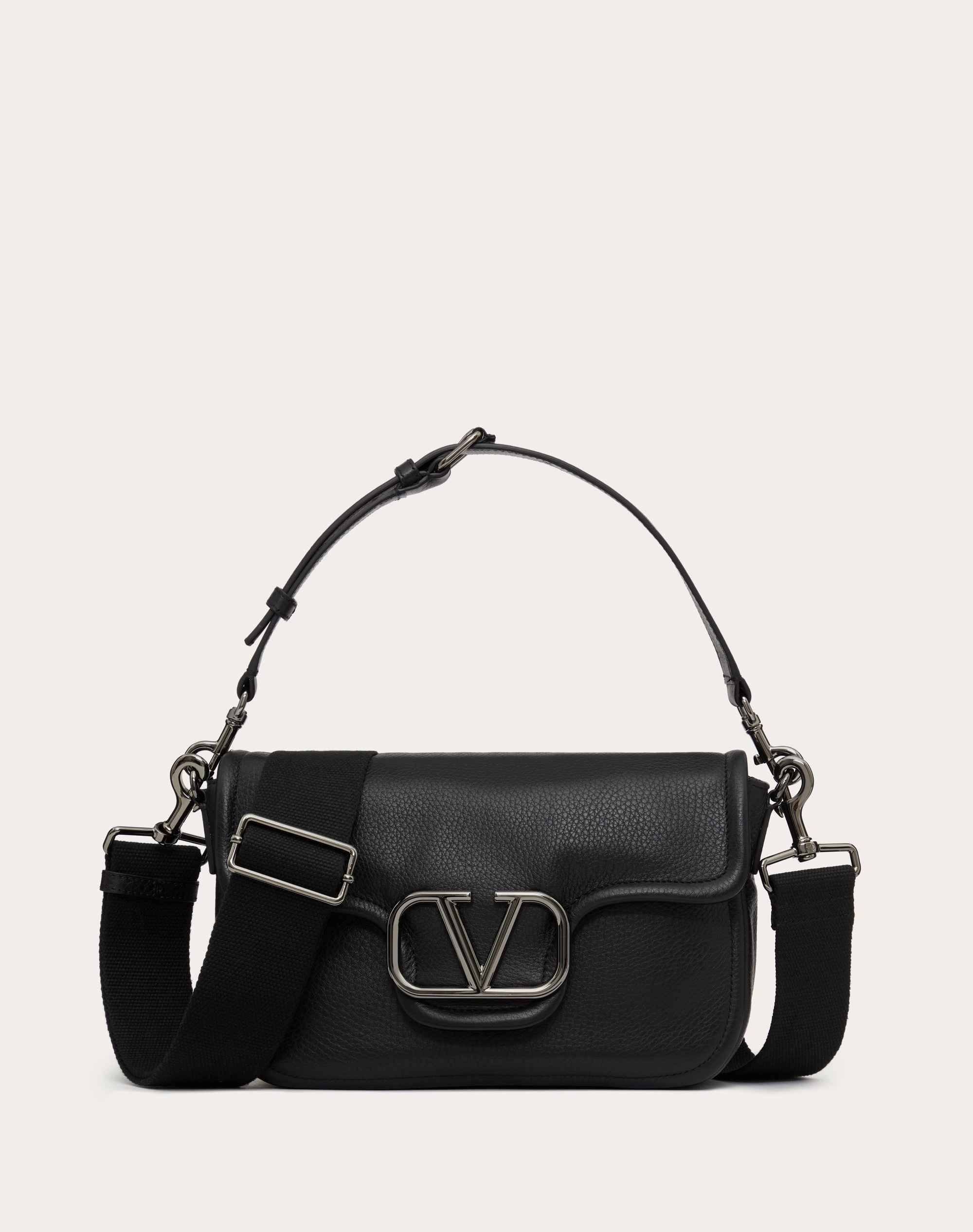 VALENTINO GARAVANI ALLTIME GRAINY CALFSKIN SHOULDER BAG - 1