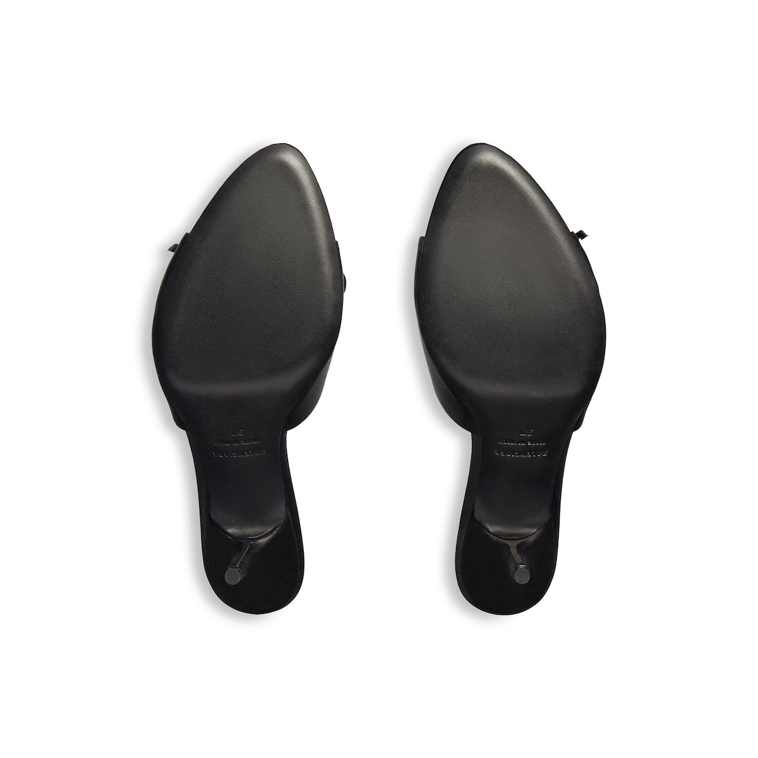 Women's Knife Bow 80mm Sandal in Black/silver - 7