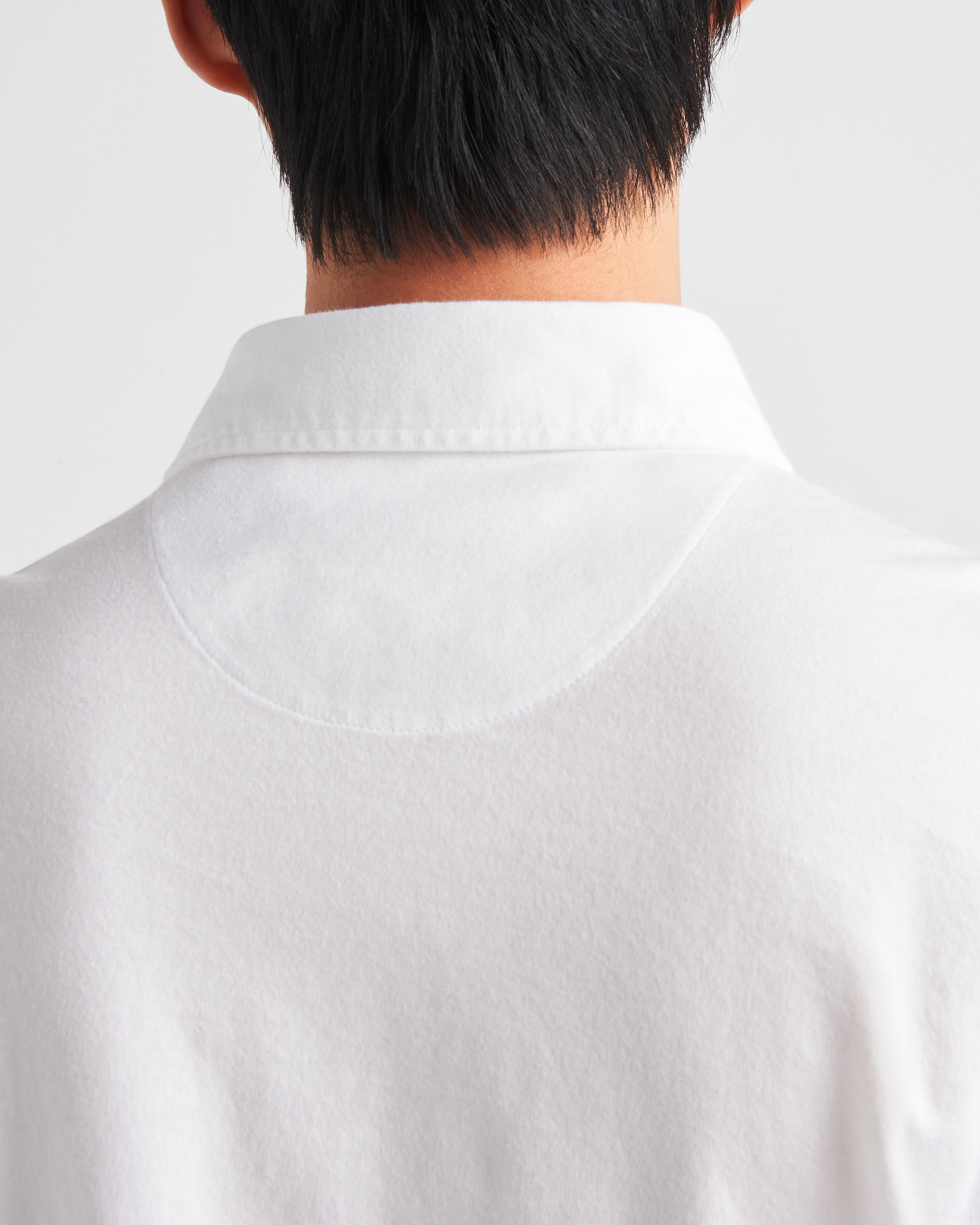 Short-sleeved cotton polo shirt - 6