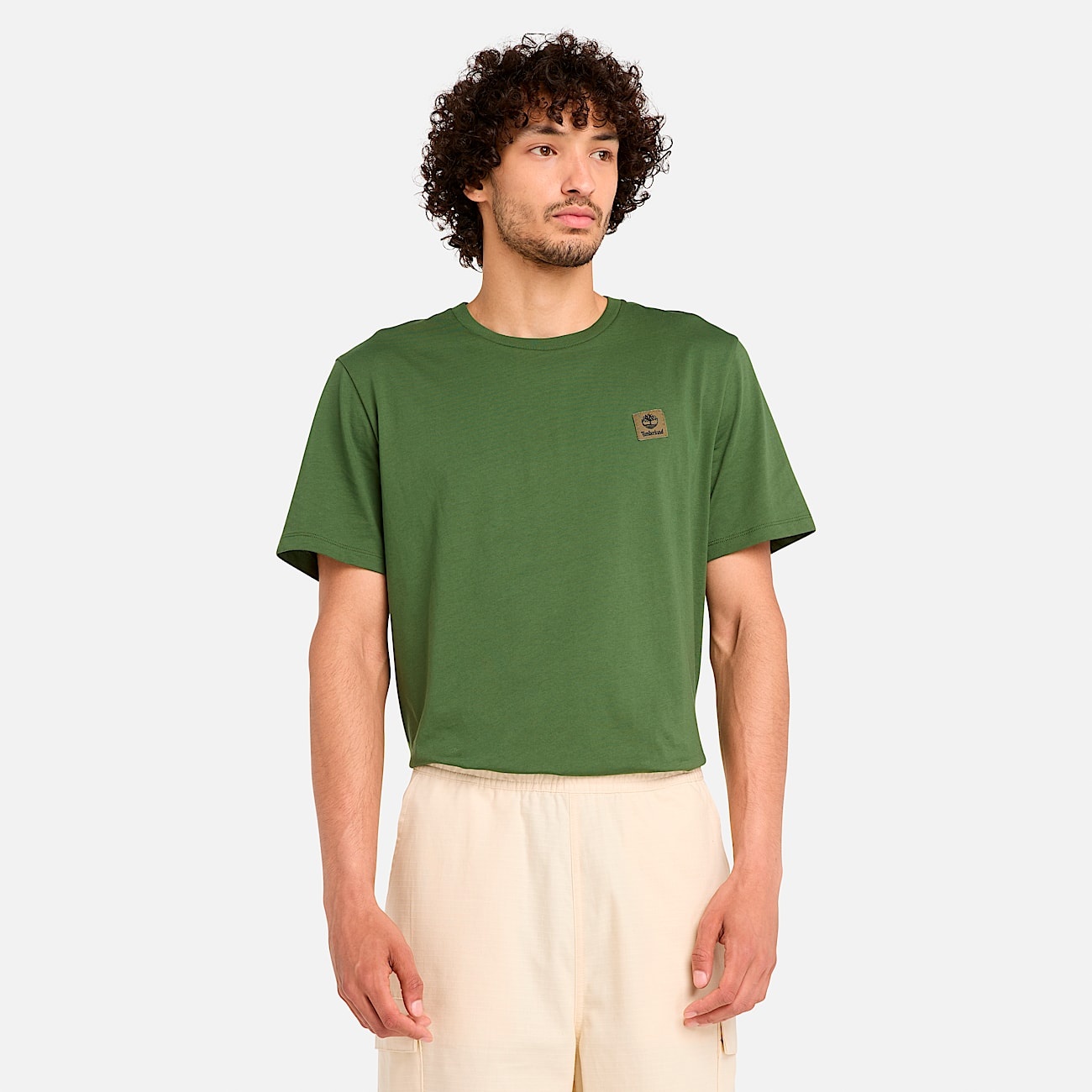 Short Sleeve Woven Badge T-Shirt - 4