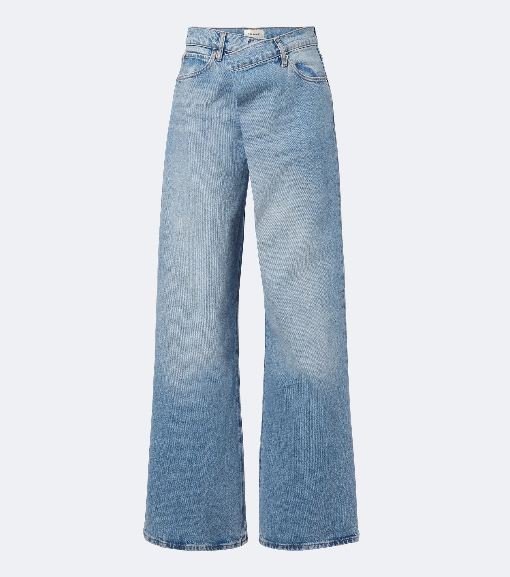 Crossover wide-leg jeans - 1