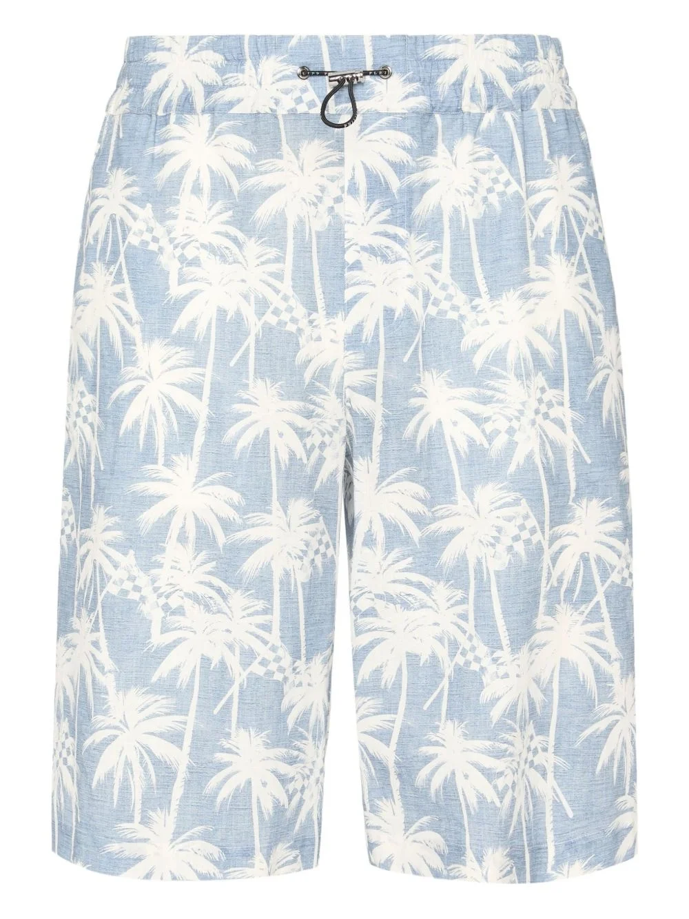 Kid Fit Chambray-print shorts - 1