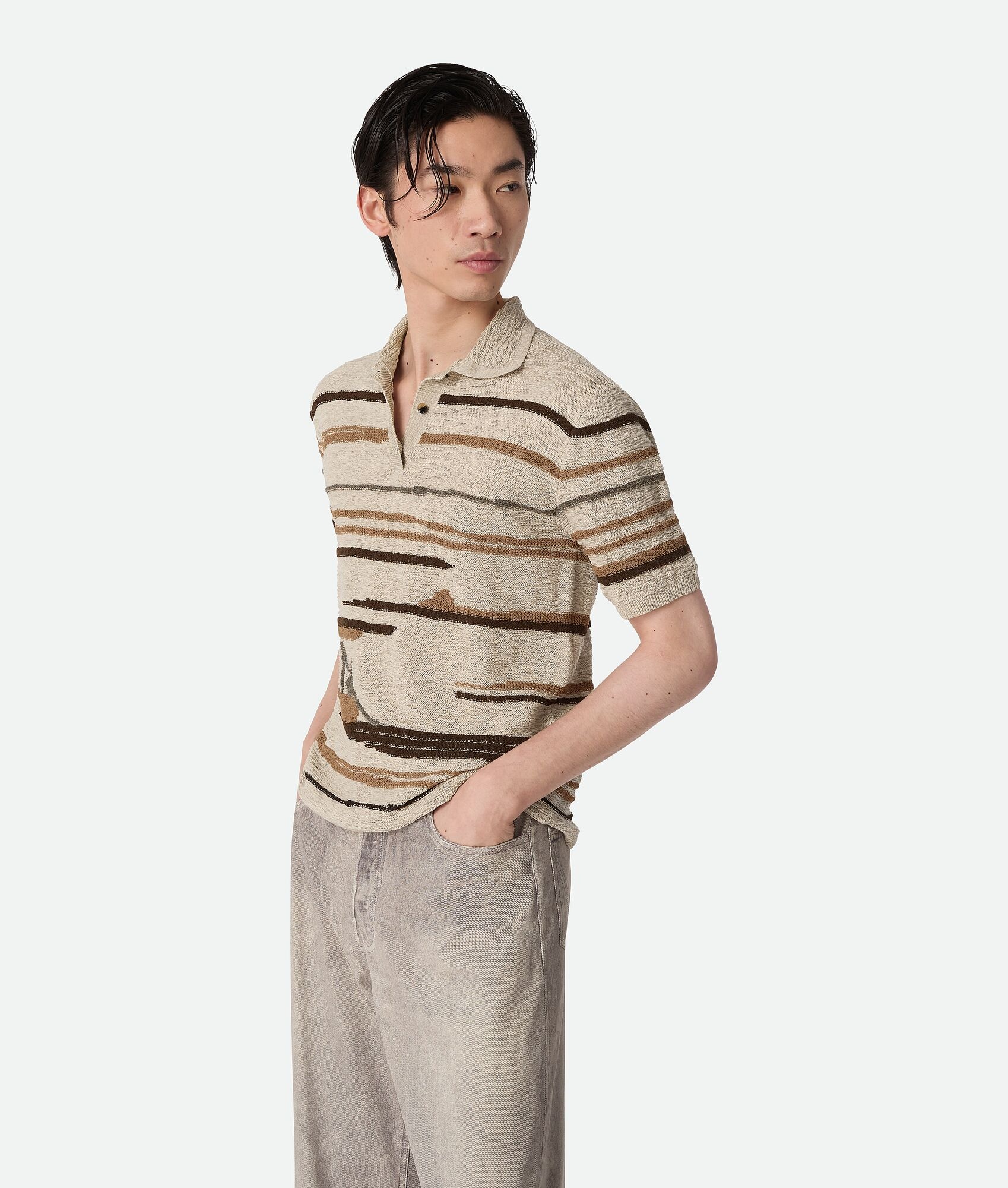 Linen And Cotton Polo - 2