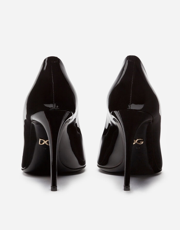 Polished calfskin pumps - 3