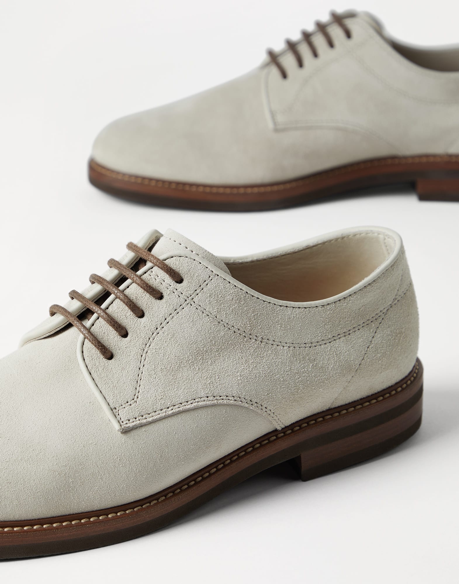 Suede unlined Derbys - 3