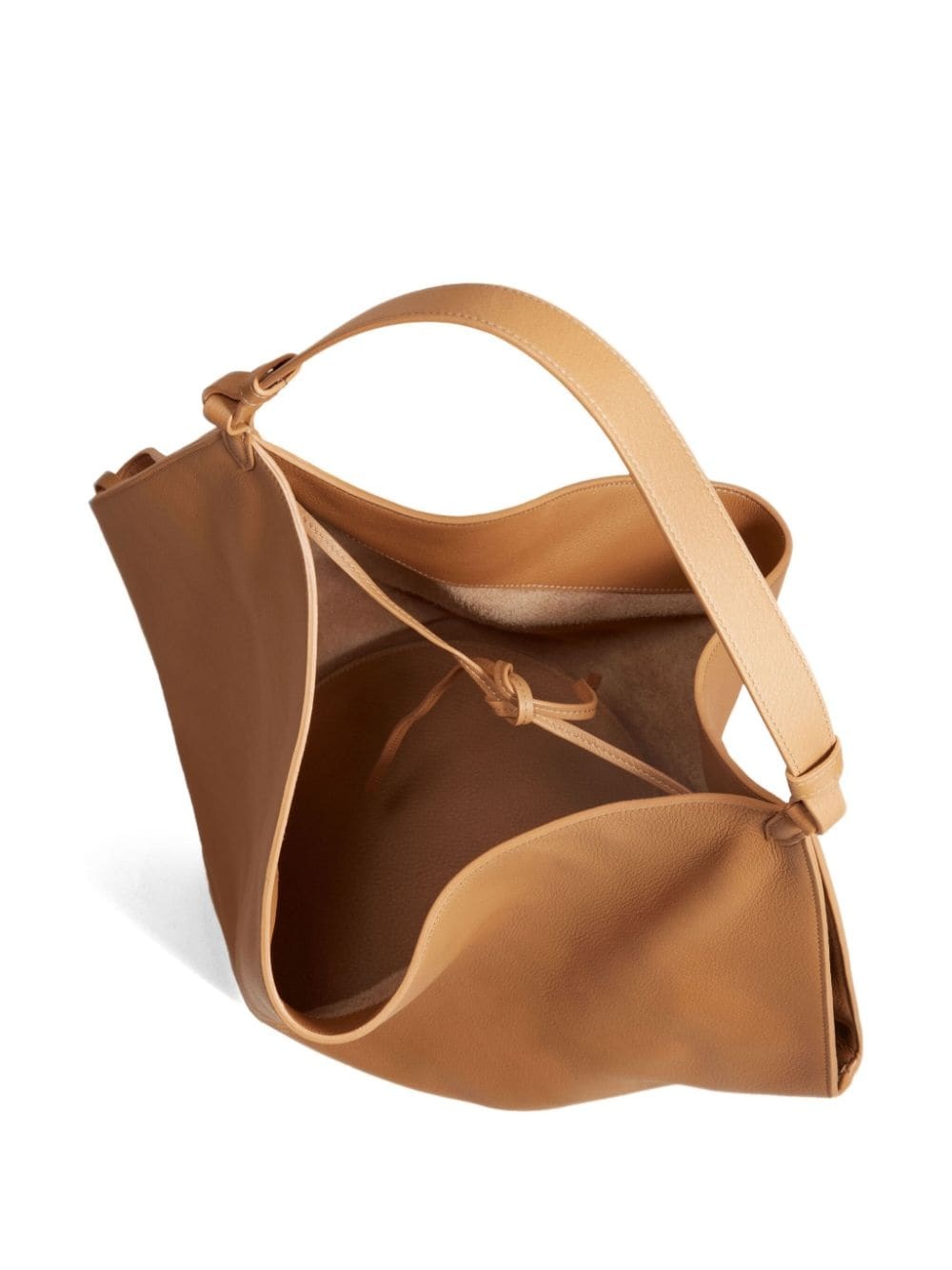 medium The Lotus leather tote bag - 4