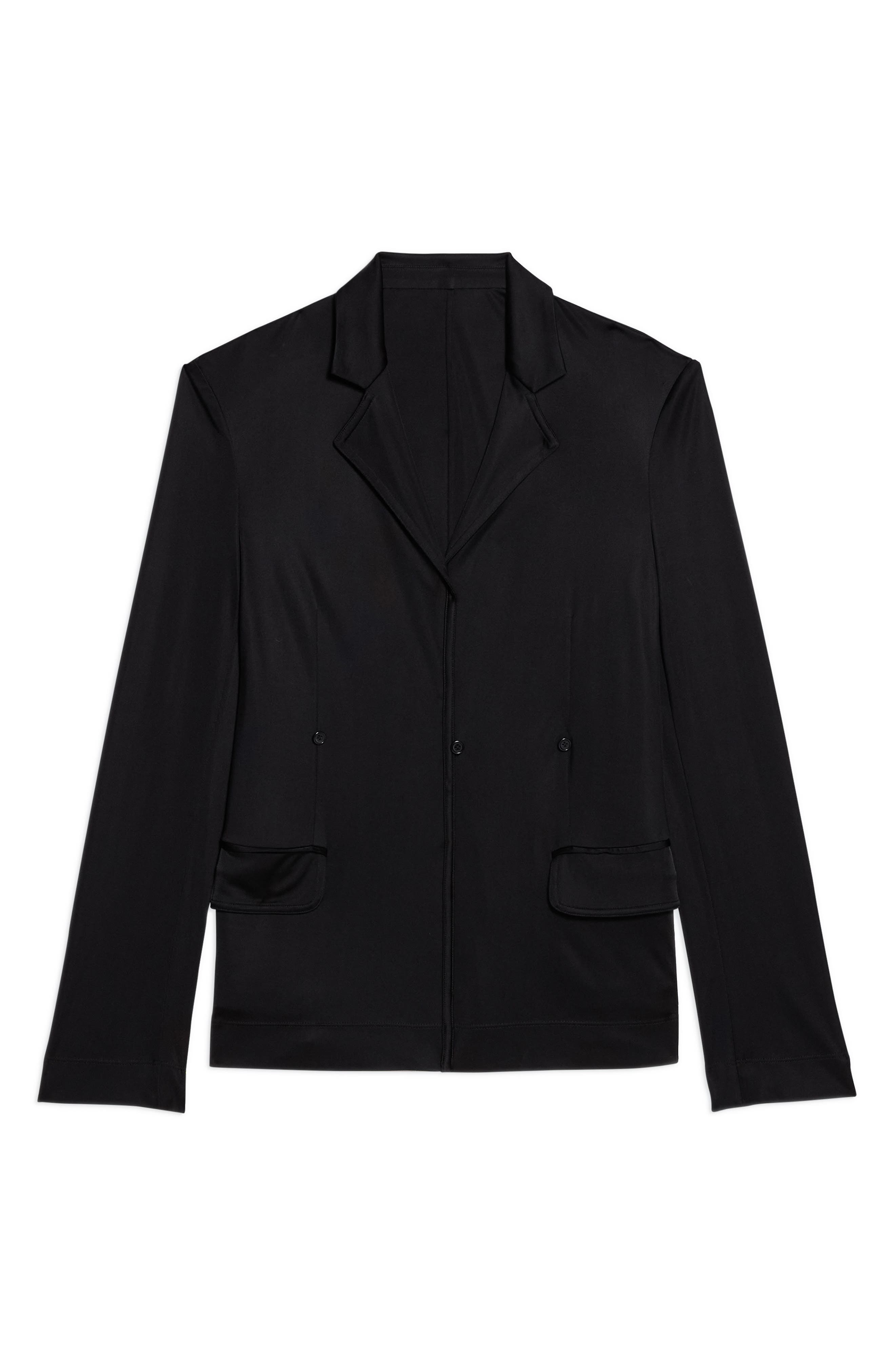 Helmut Lang Fluid Liquid Classic Blazer in Black - 5