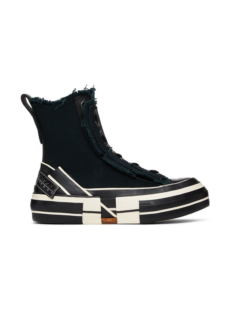 Black xVessel Edition High Cut Sneakers - 1