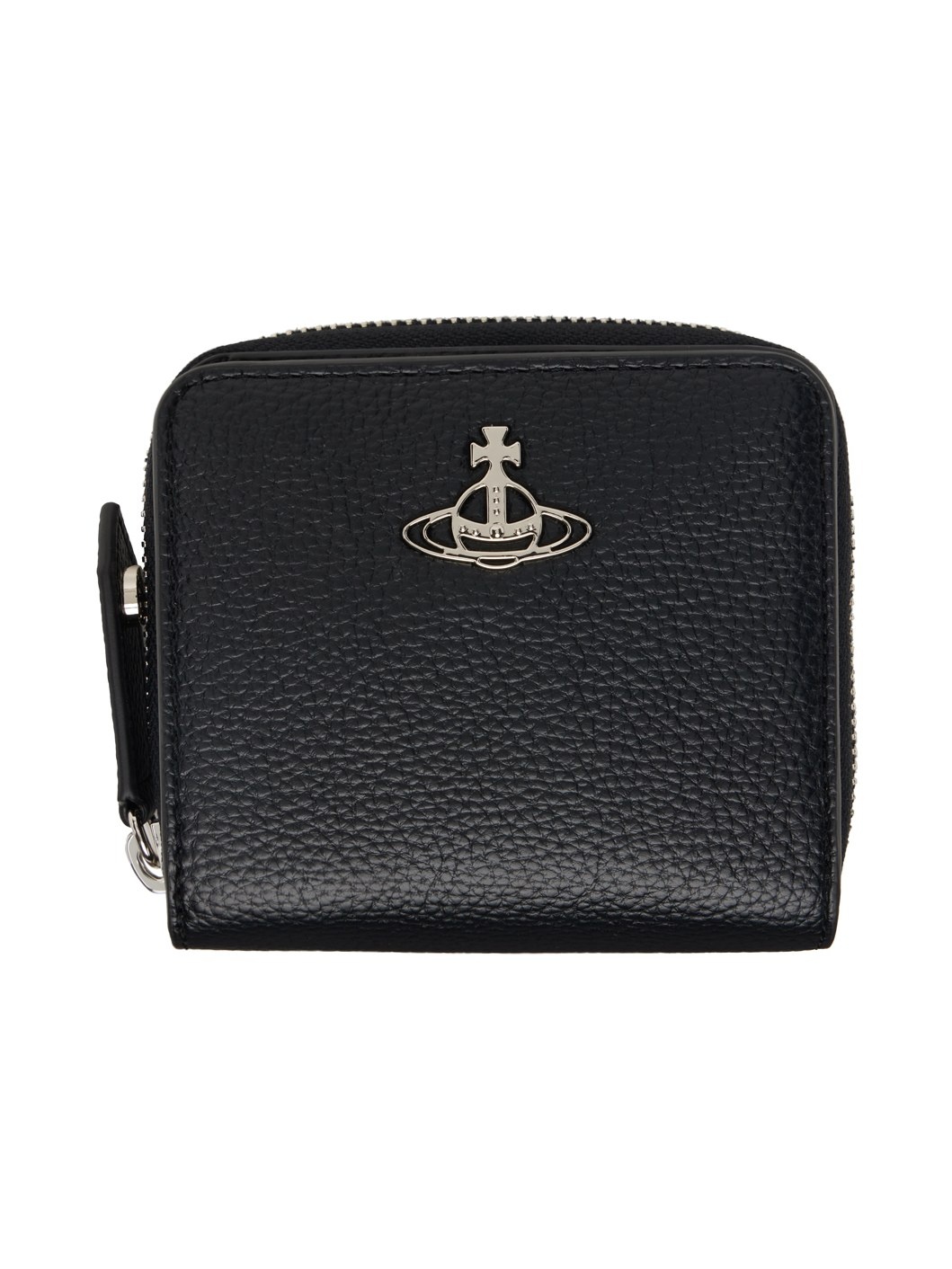 Black Medium Zip Wallet - 1