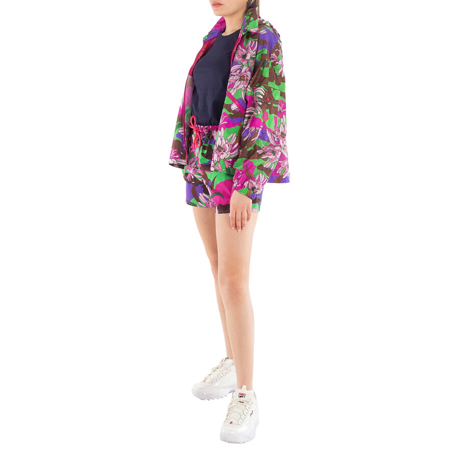 Moncler Floral-Print Long Sleeve Jacket - 4