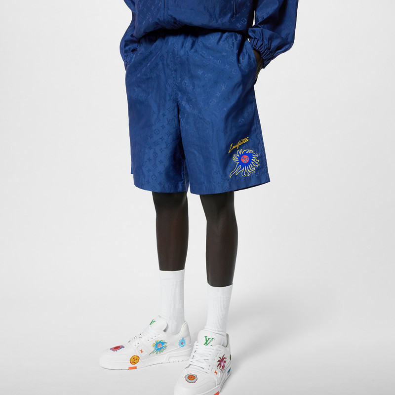 LV x YK Monogram Faces Swimshorts 5