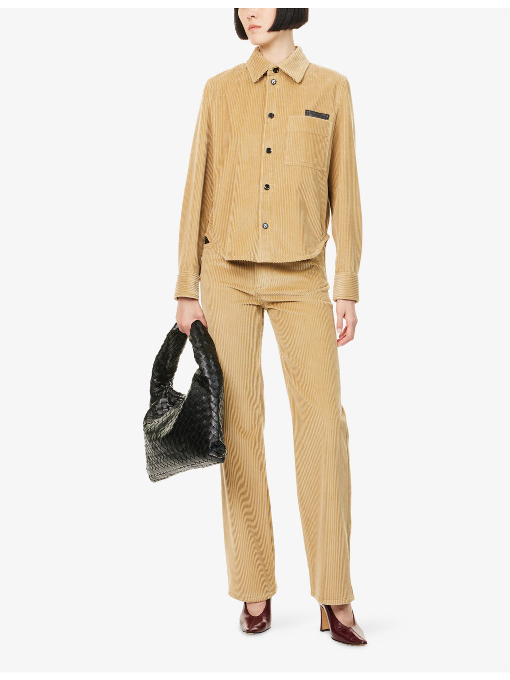 Regular-Fit Straight-Leg Cotton-Corduroy Trousers - 2