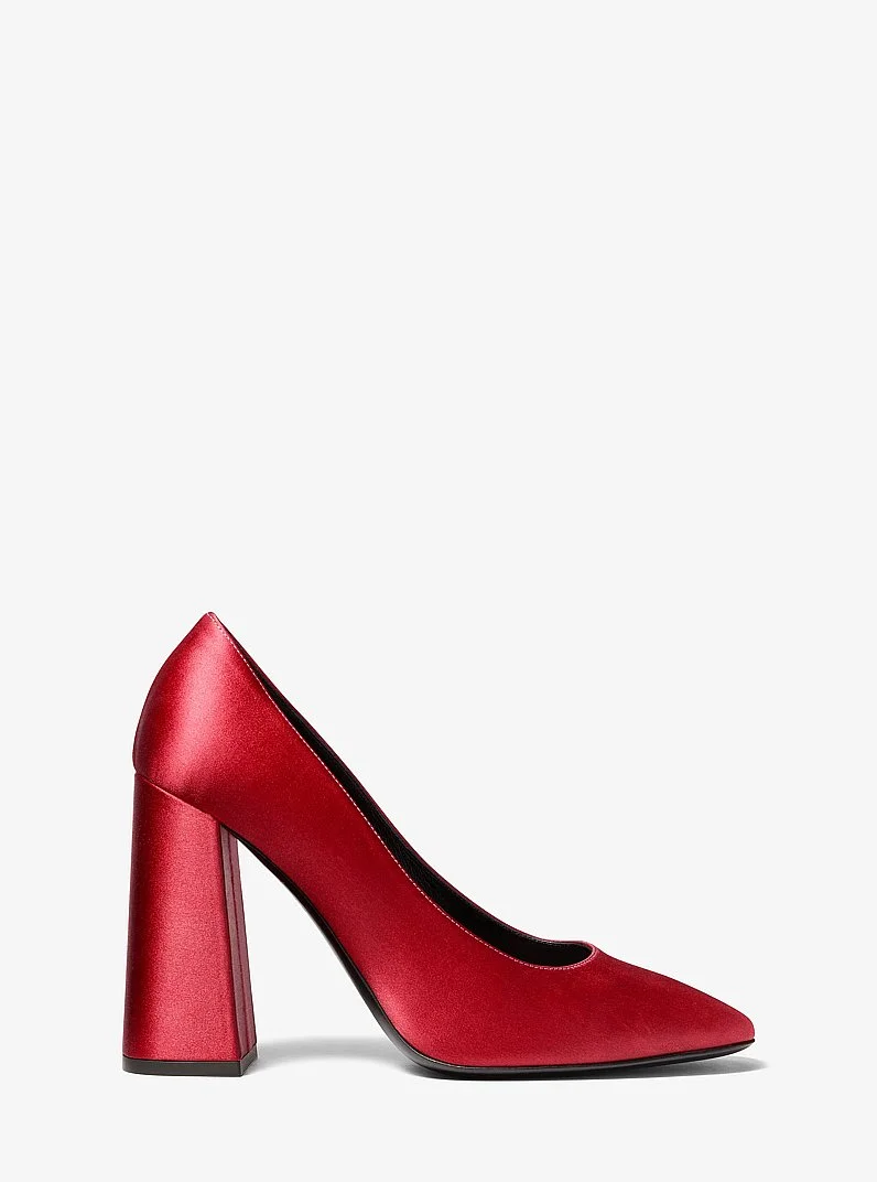 Anna Satin Pumps - 1