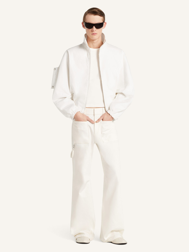 courrèges EMBROIDERED COTTON BOMBER outlook