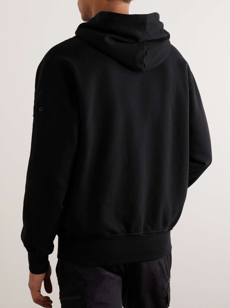 Logo-Appliquéd Cotton-Jersey Hoodie 3