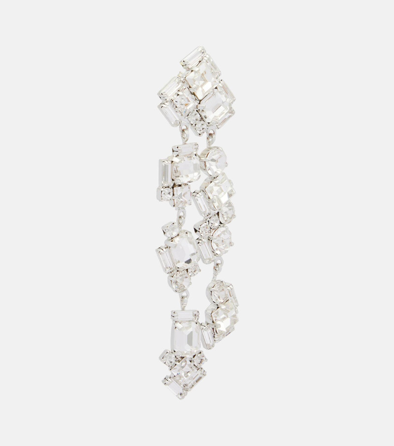 MAGDA BUTRYM Crystal-embellished drop earrings outlook