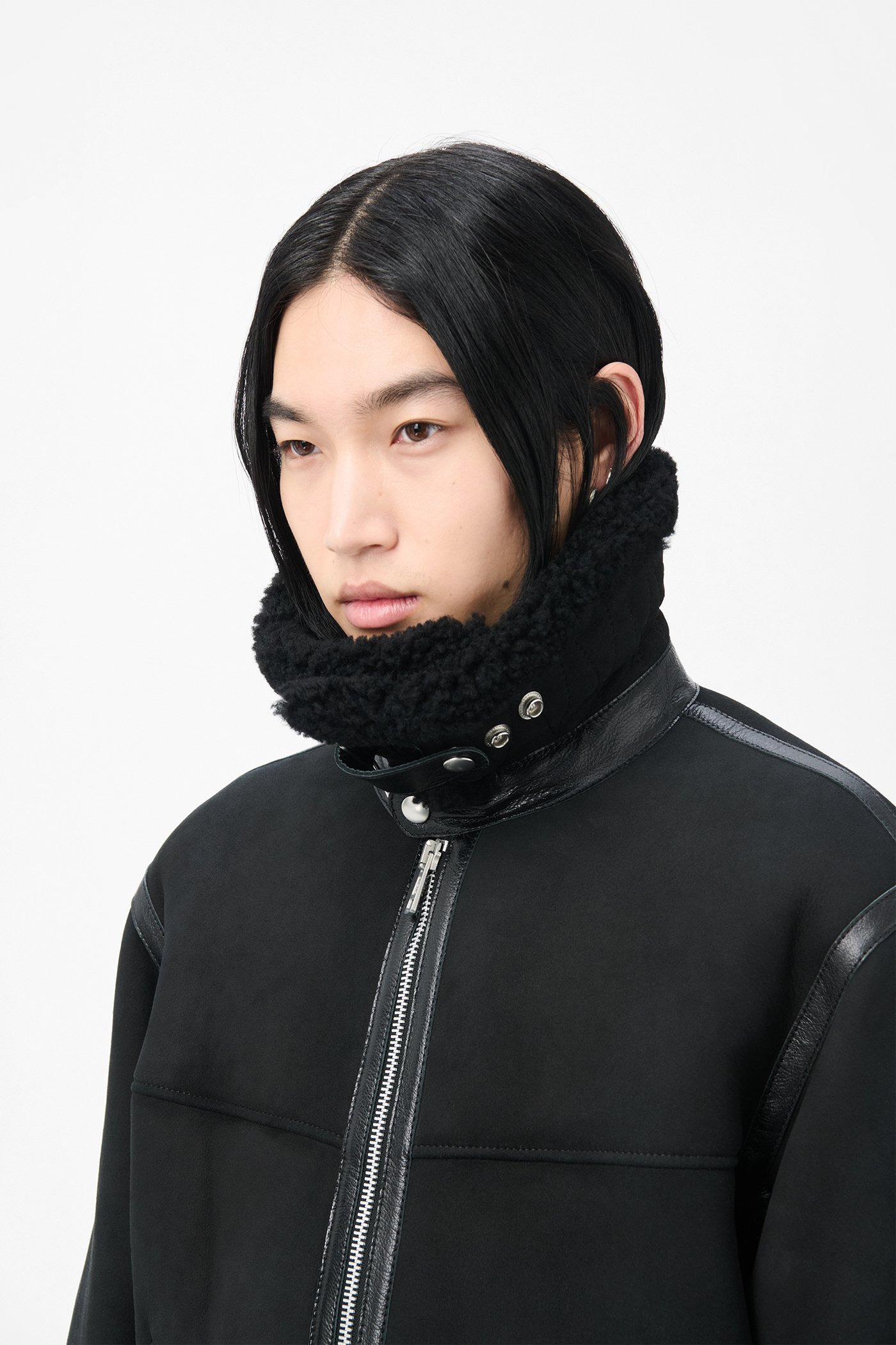 Pilot Jacket Black Shearling - 6