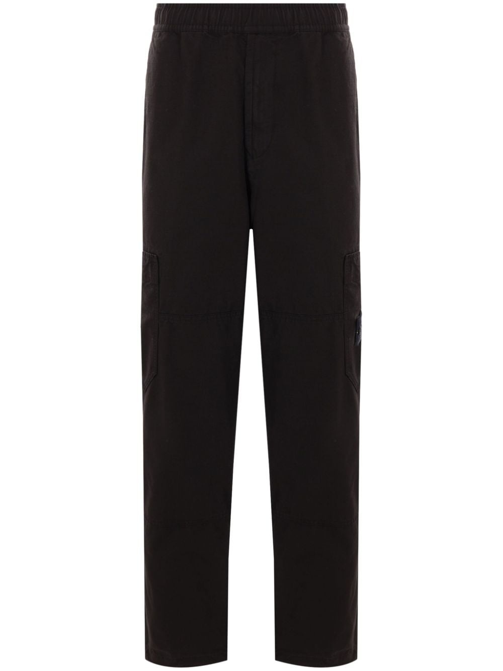 Compass Badge cotton trousers - 1