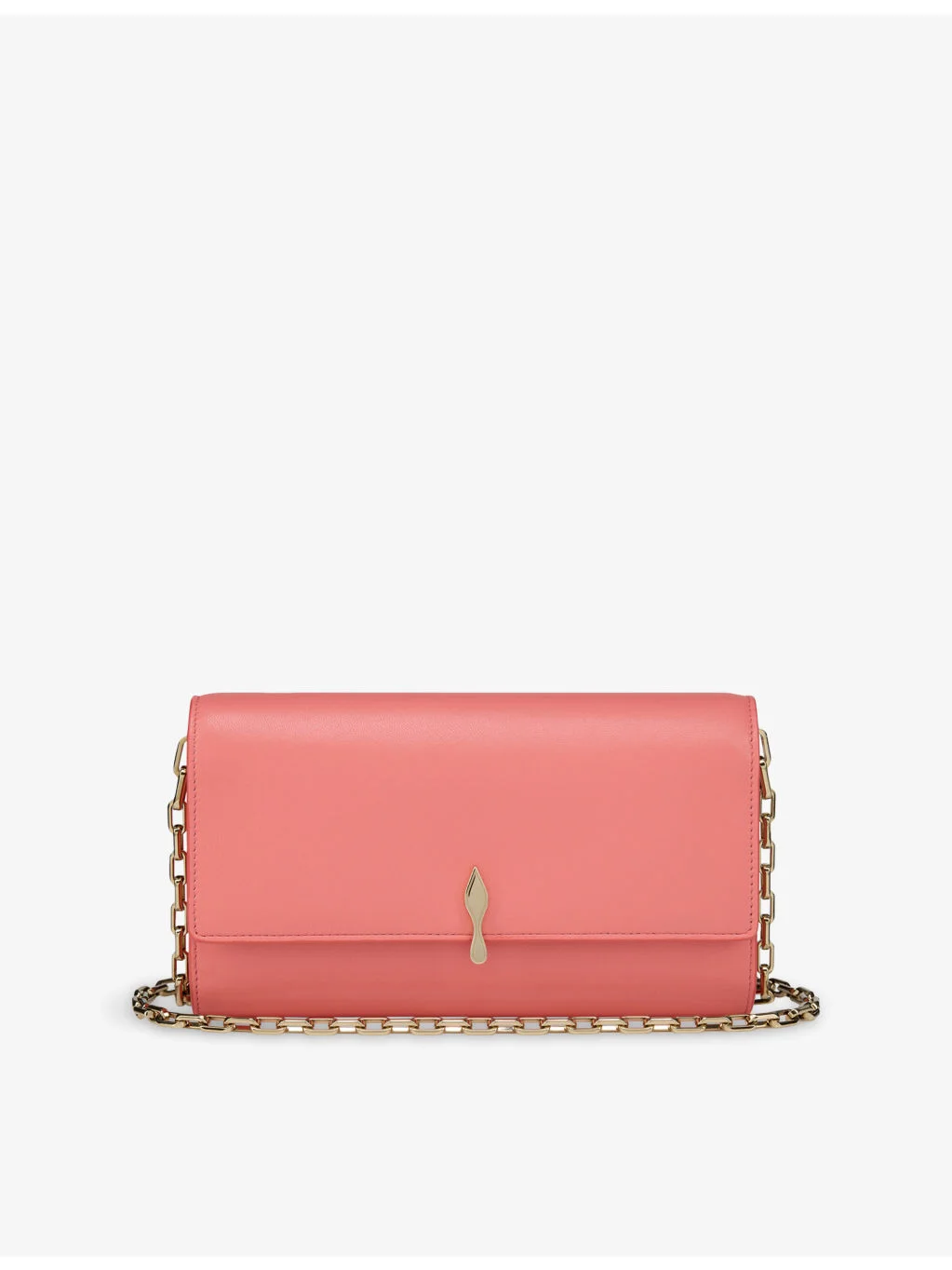 Bettina Metallic Leather Wallet-on-Chain - 1