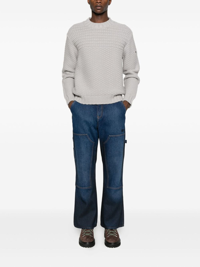 Off-White panelled cotton jeans outlook