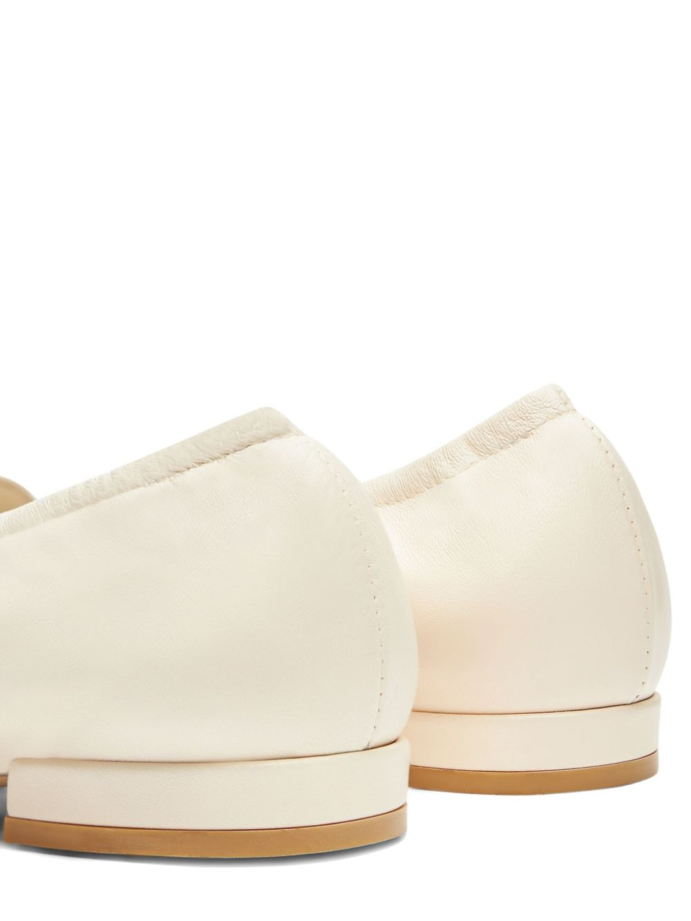 bow-detail leather loafers - 5