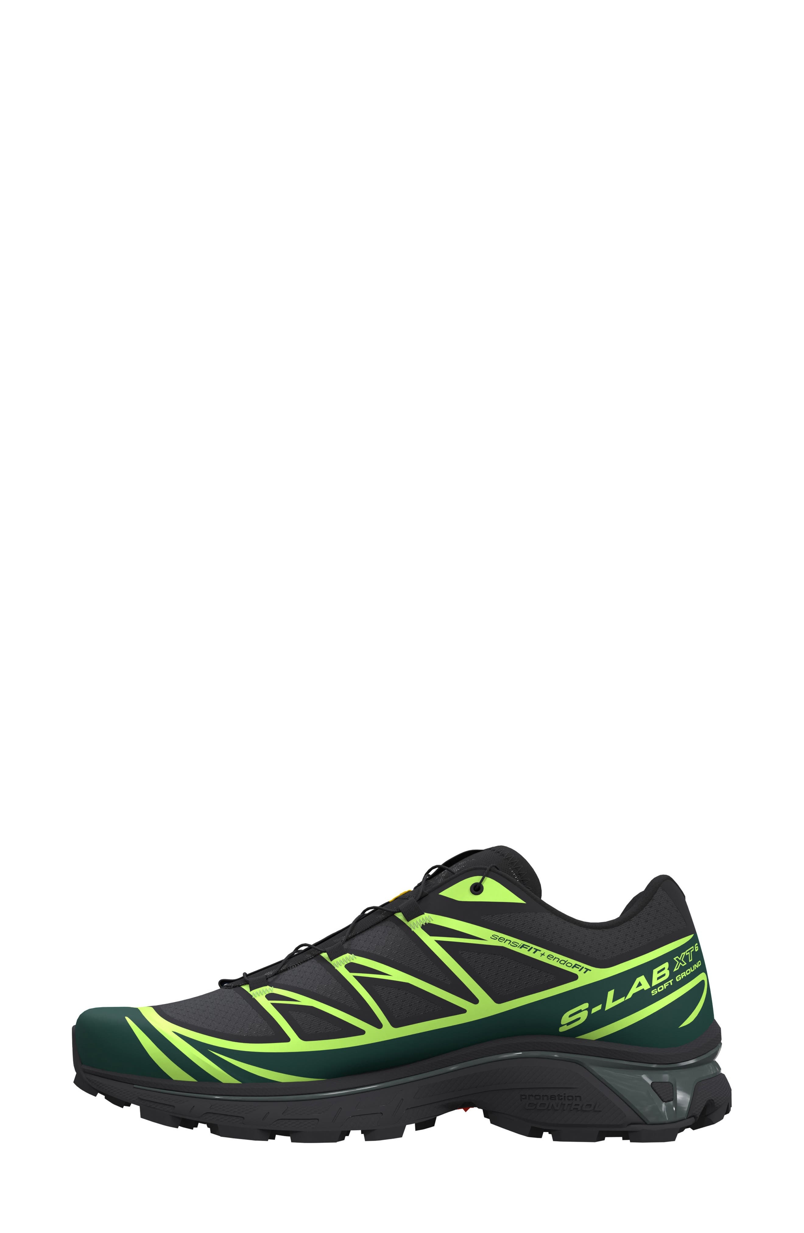 Salomon Gender Inclusive XT-6 Sneaker in Black/Green at Nordstrom - 8