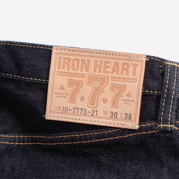 IH-777-21 21oz Selvedge Denim Slim Taper Indigo - 10