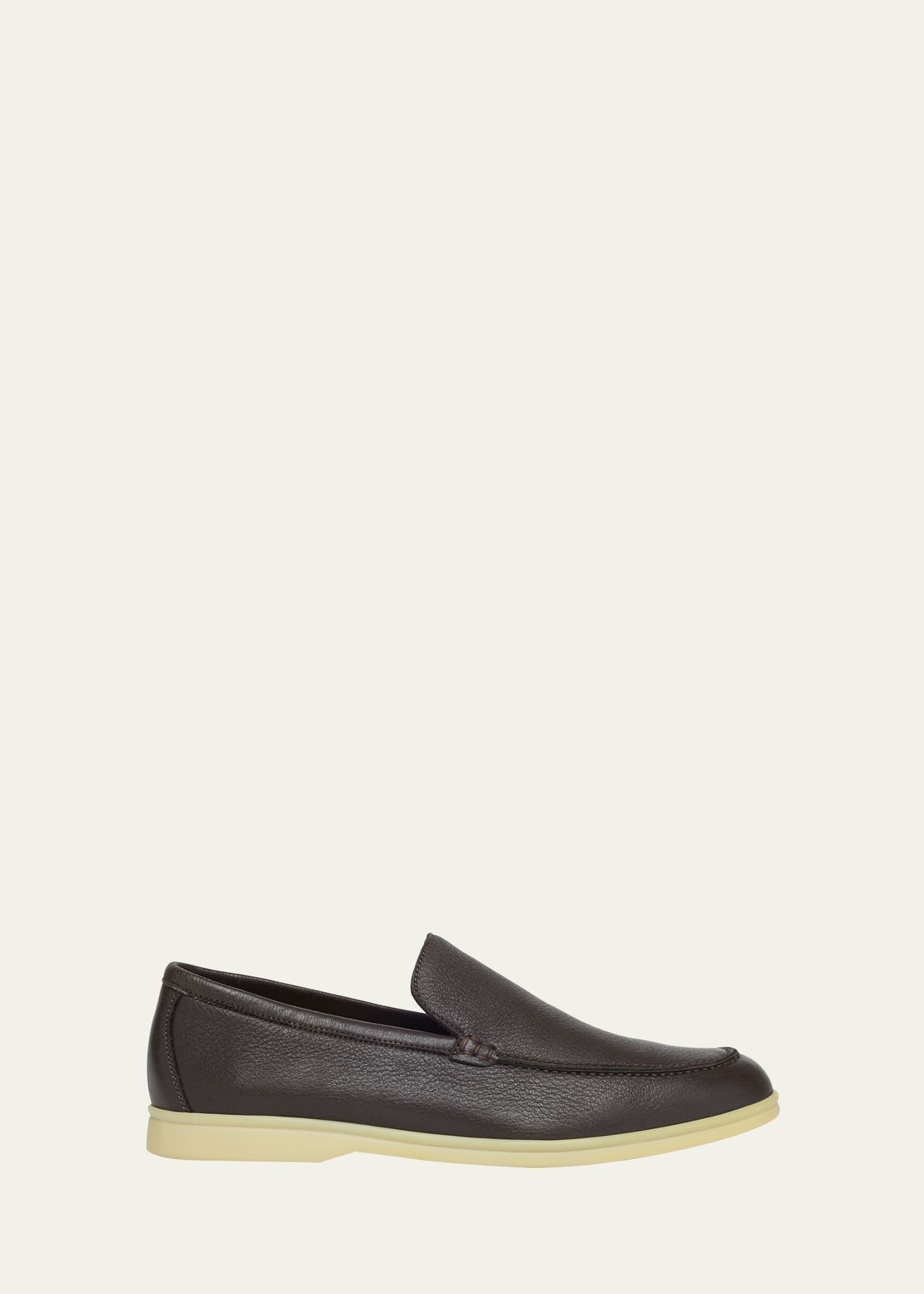 Men's Summer Walk Elk Leather Loafers - 1