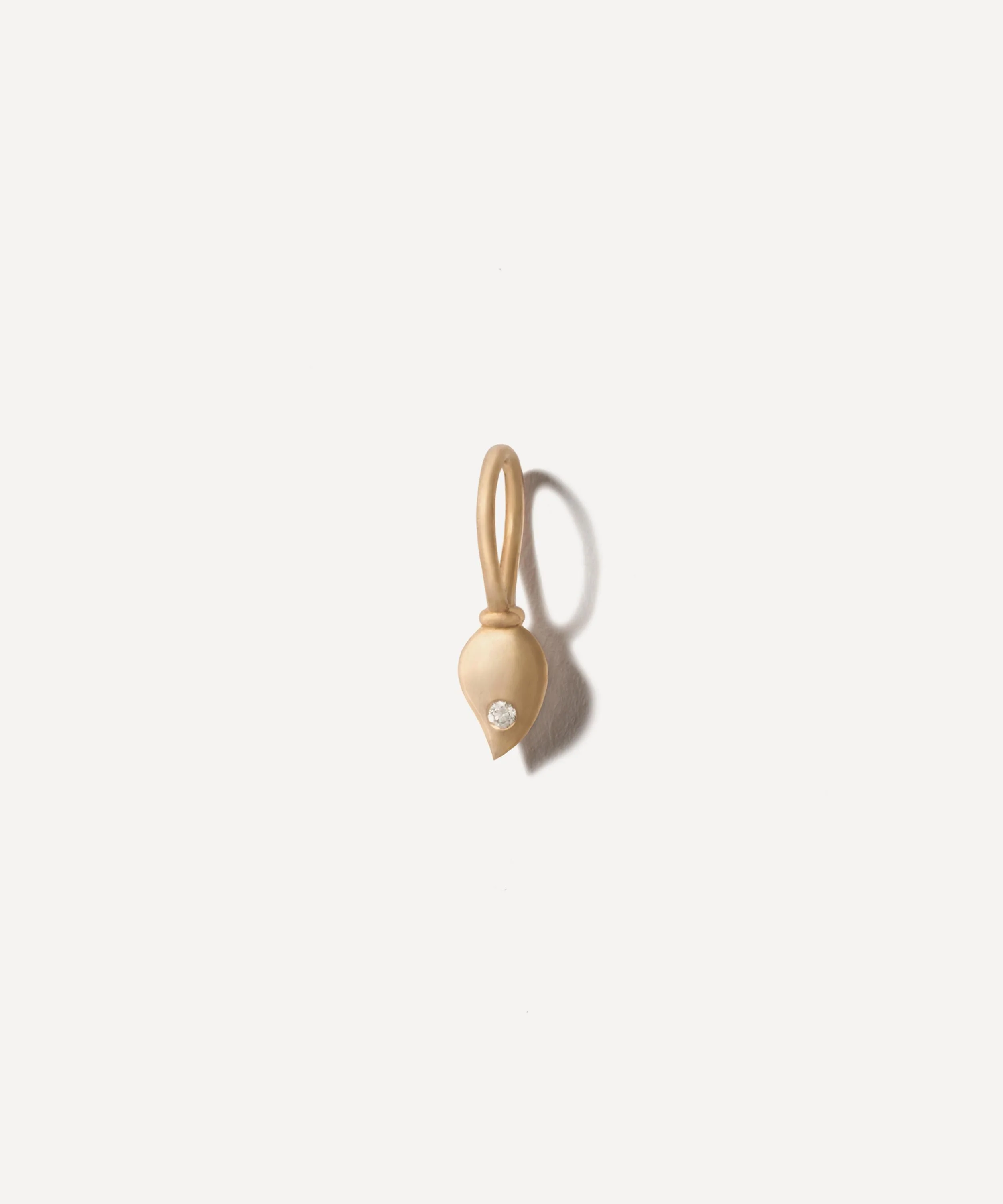 14ct Rose Gold Itty Bitty Drop Charm - 1