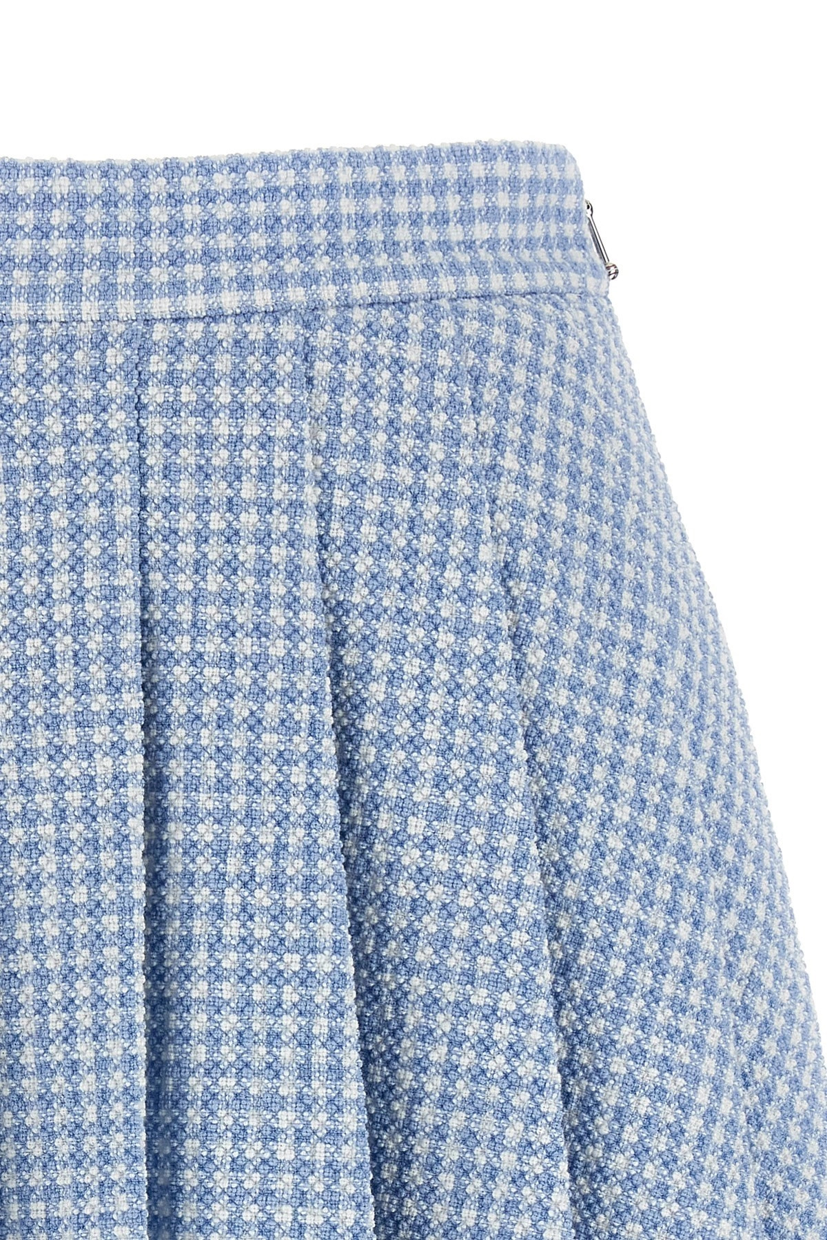 Pleated tweed skirt - 3