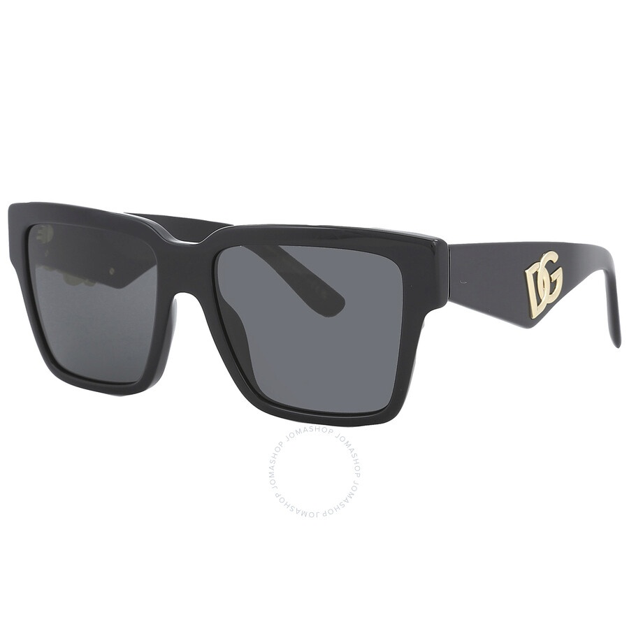 Dolce and Gabbana Dark Grey Square Ladies Sunglasses DG4436 501/87 55 - 3